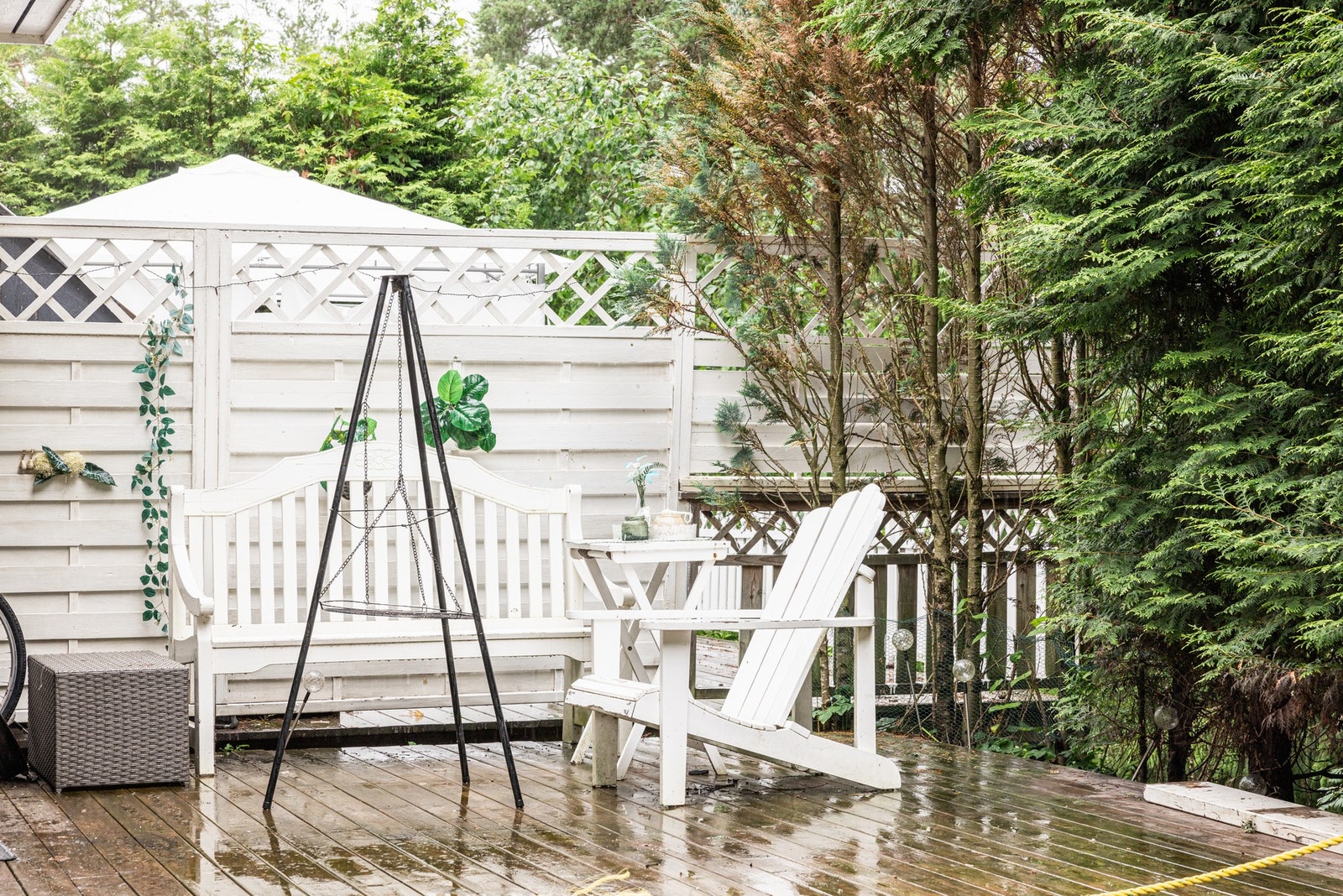 Idyllisk terrasse på ca. 30kvm. Galleribilde