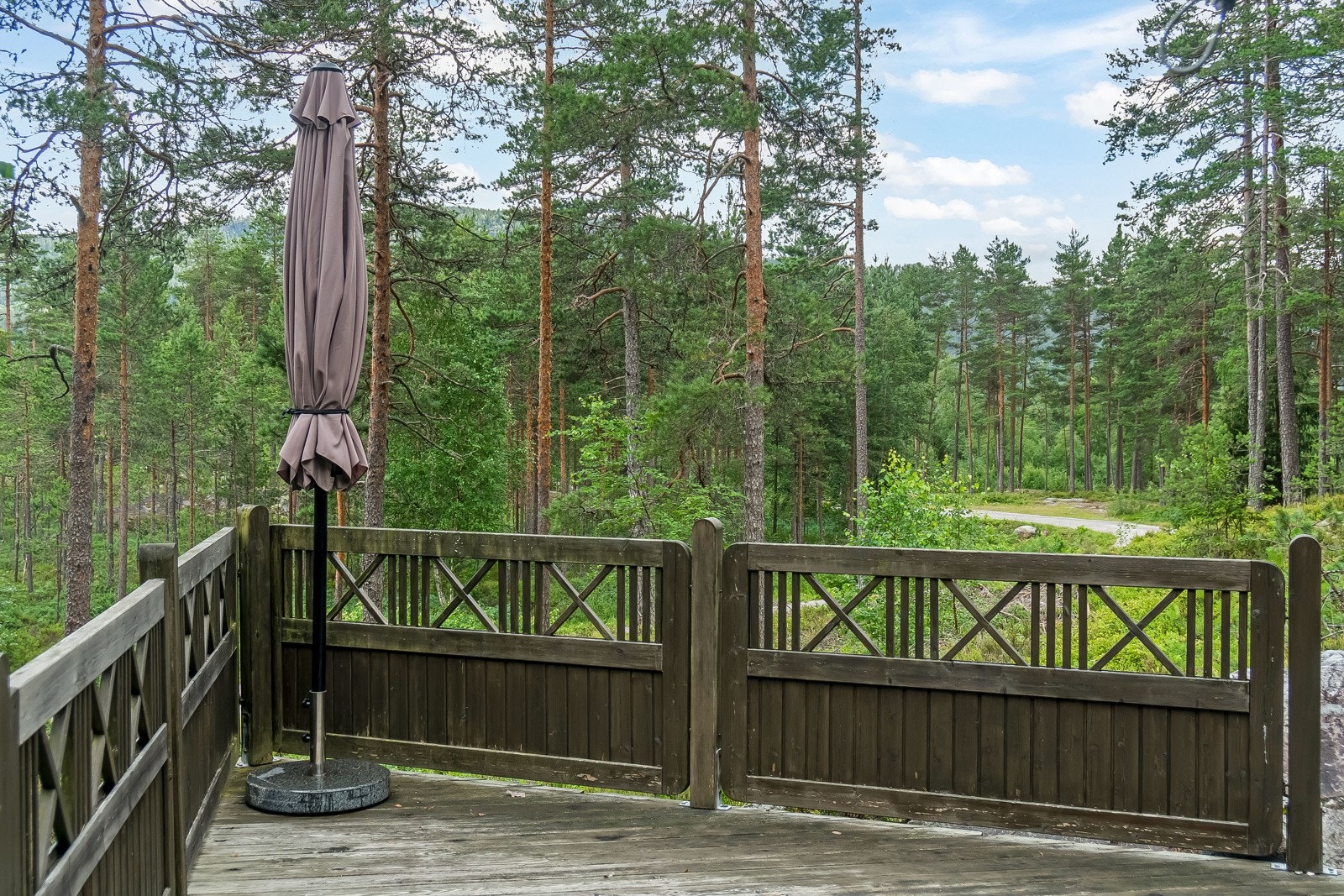 Utsikt fra veranda. Galleribilde