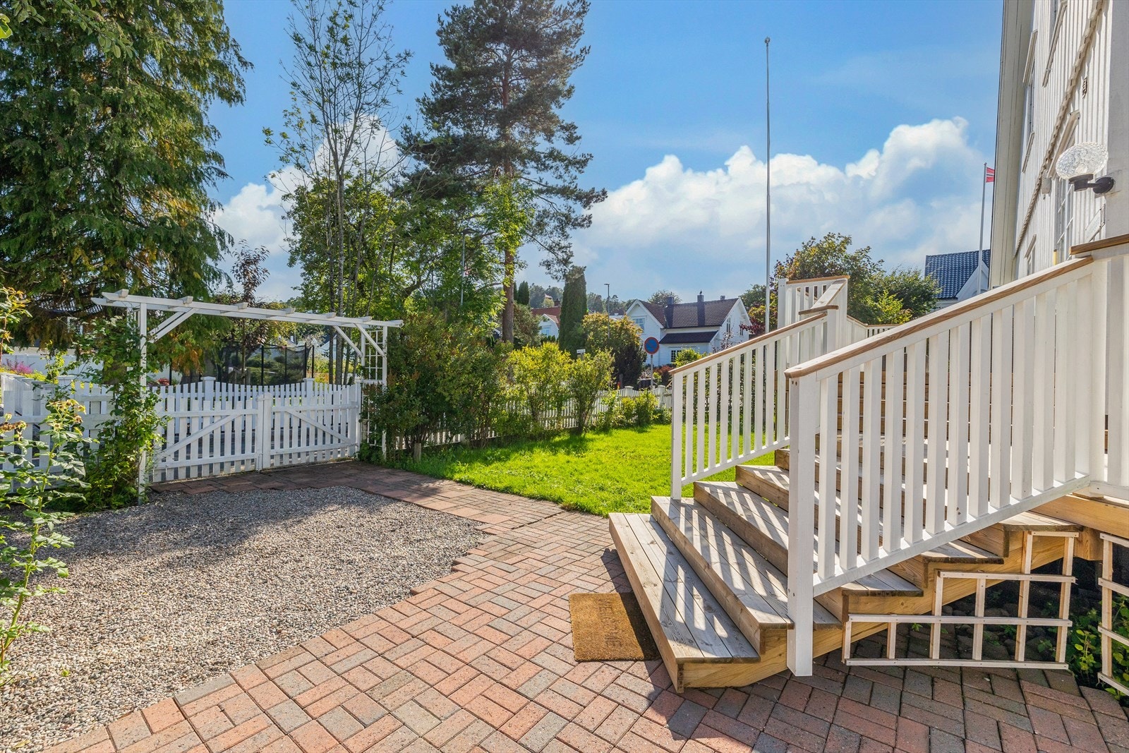 Særdeles hyggelig inngangsparti. Galleribilde