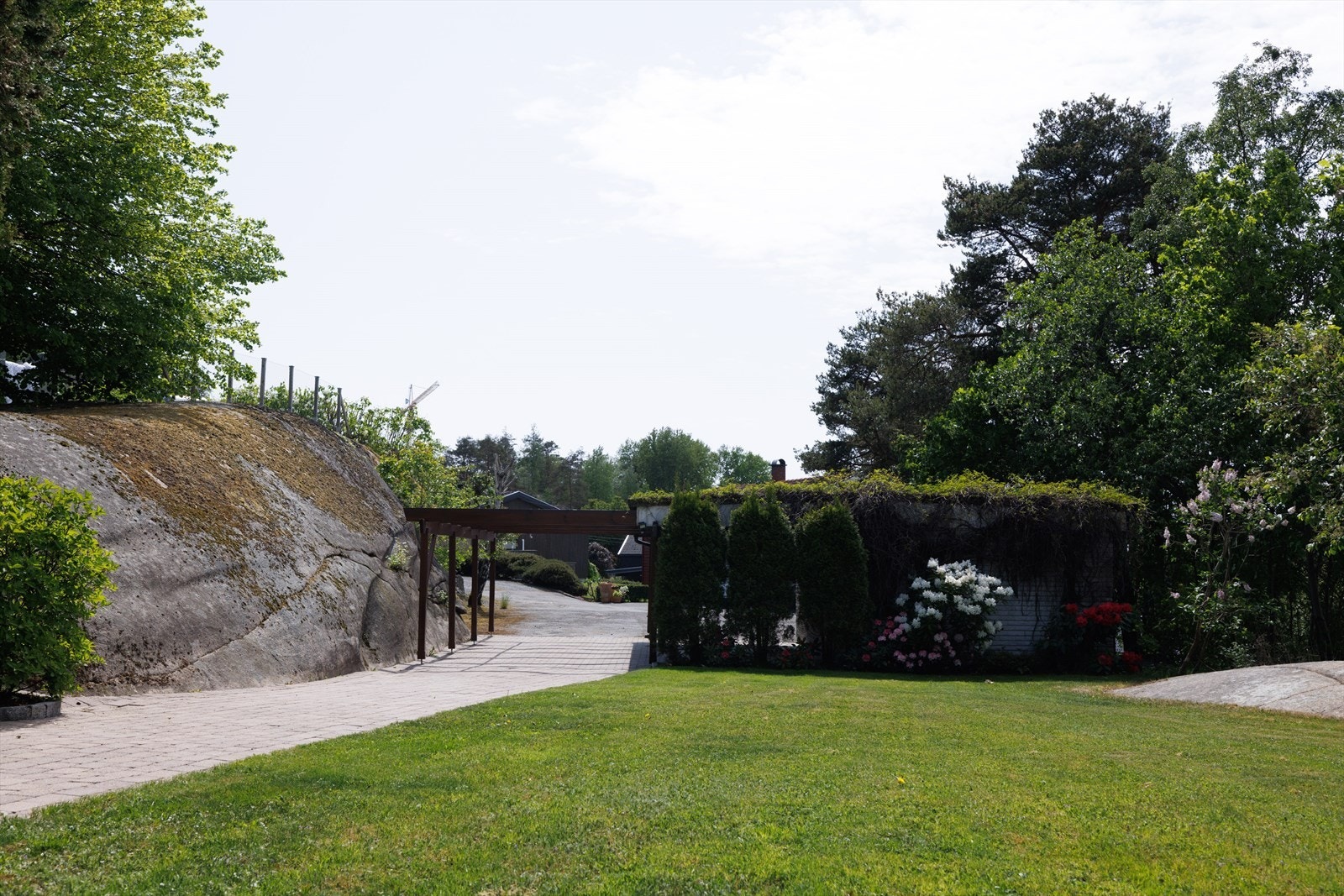 Dette er en nydelig skjermet oase. Galleribilde