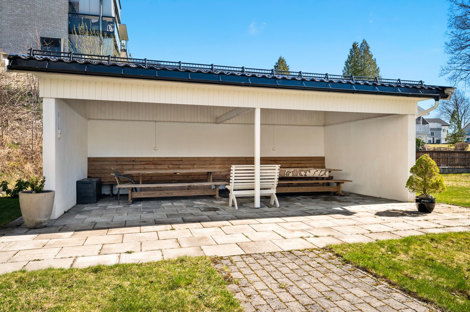Borettslaget har også flotte fellesarealer som er velpleide. Galleribilde