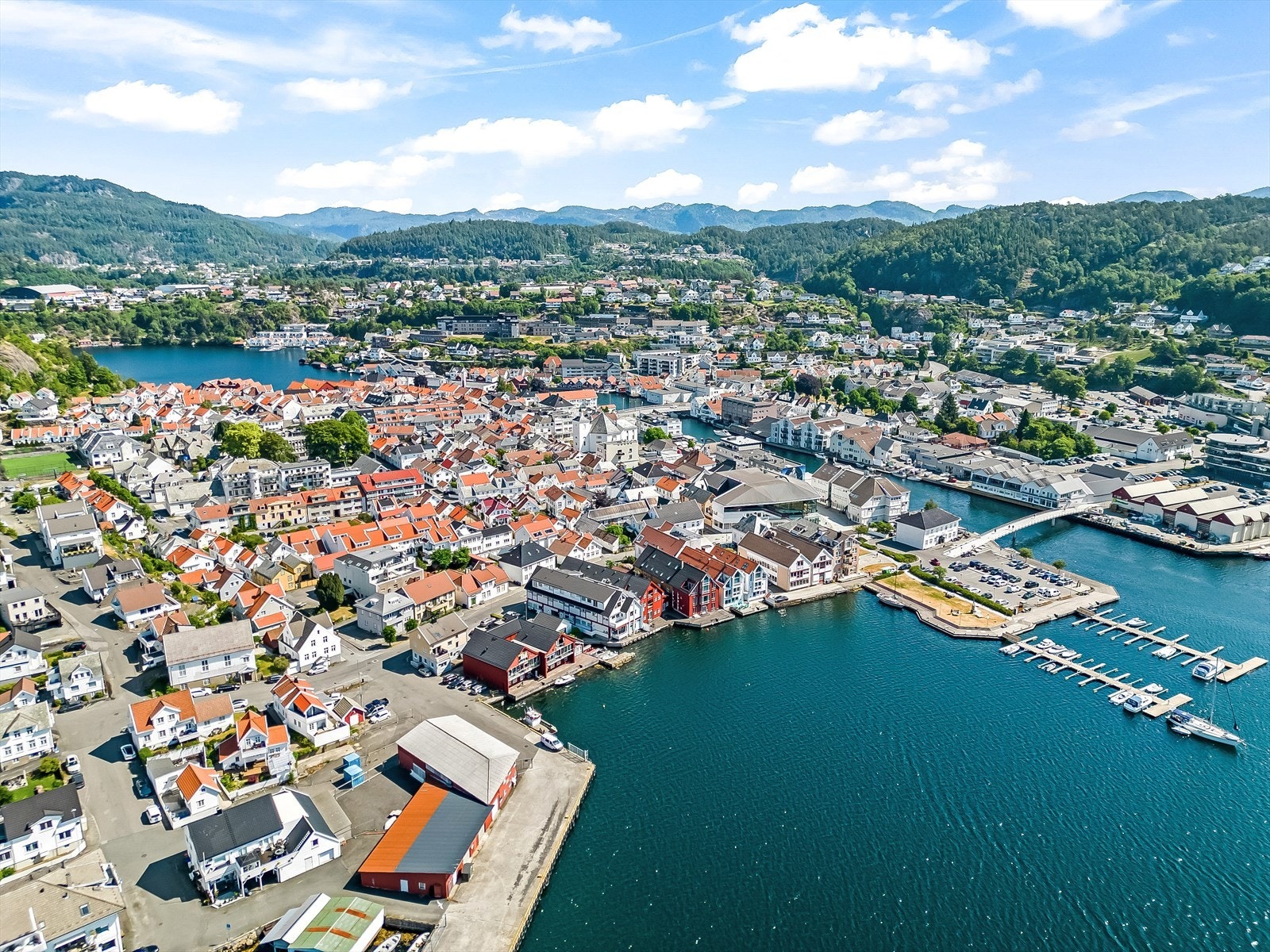 Dronefoto Galleribilde