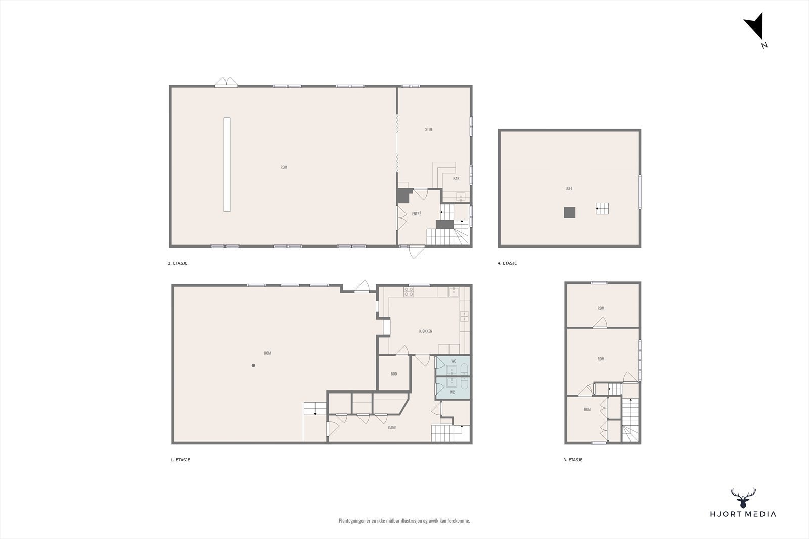 Plantegning forsamlingshus Galleribilde