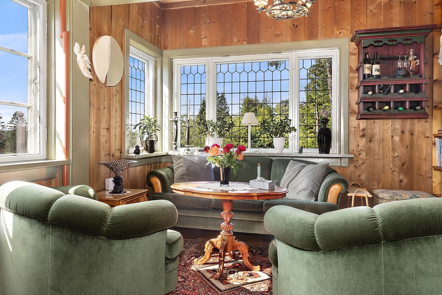 Sittegruppe ved spisestuen Galleribilde