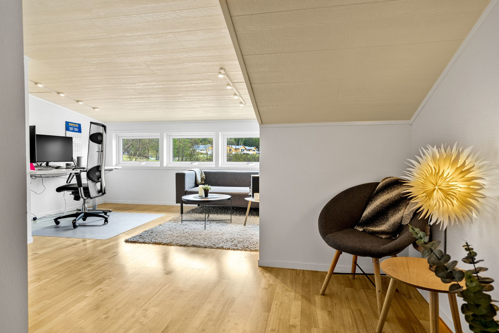 Stort og fint rom som i dag brukes til kontor