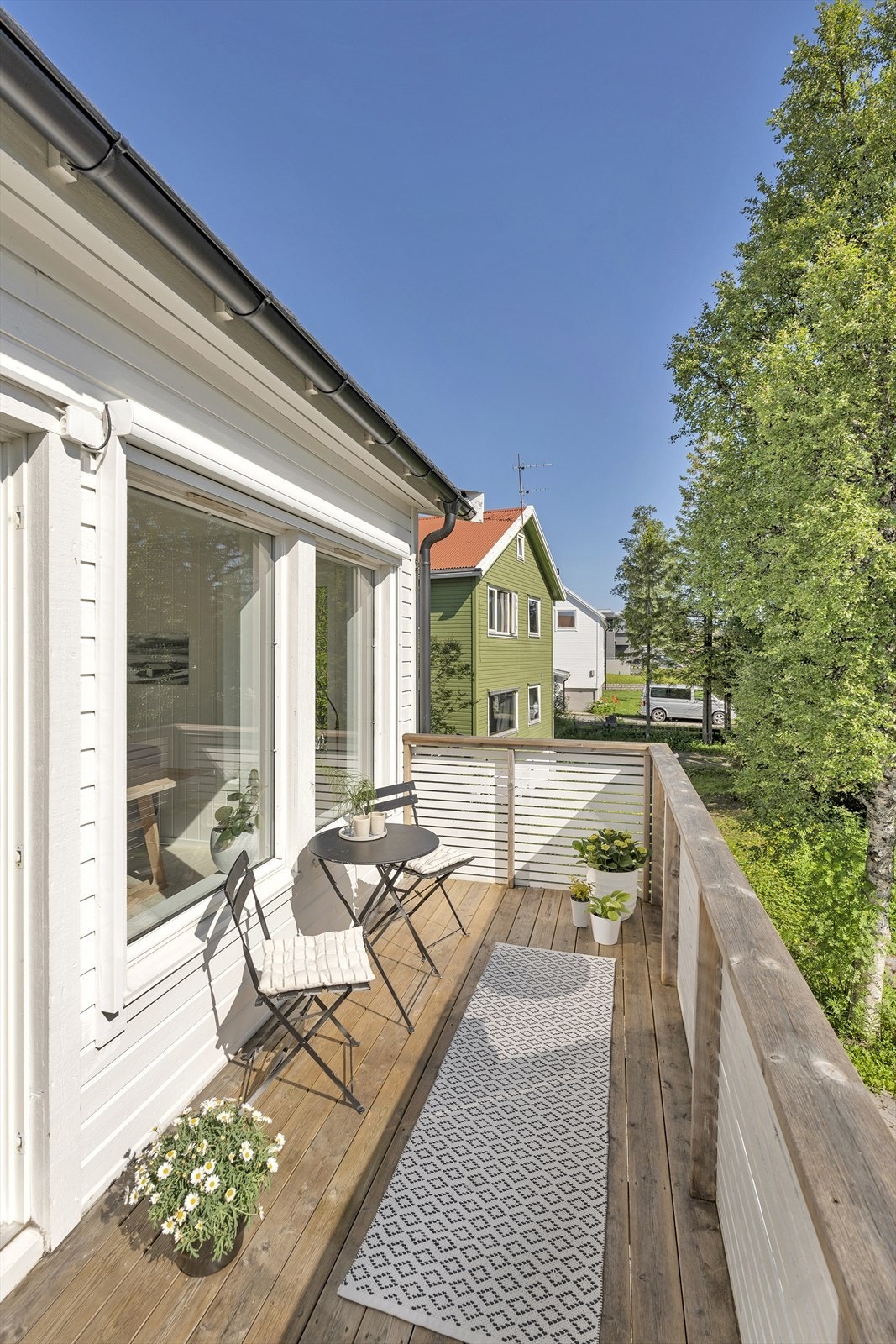 Balkong mot øst. Galleribilde