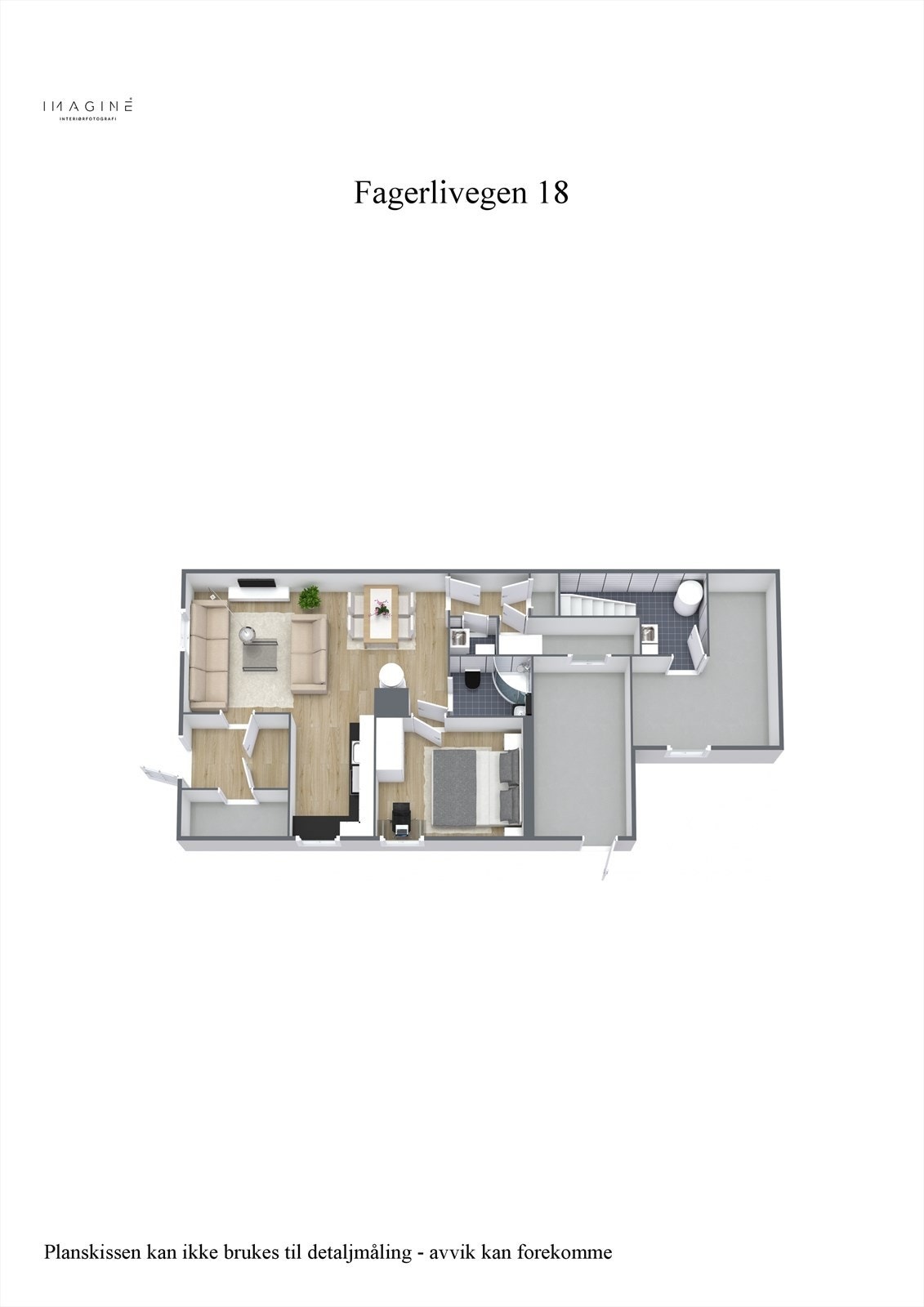 Plantegning - 3D - U Etg Galleribilde