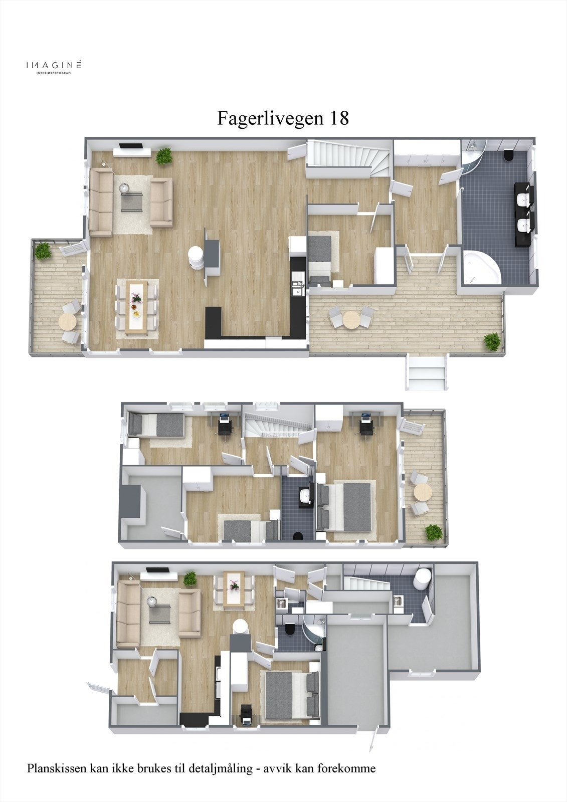 Plantegning - 3D Galleribilde