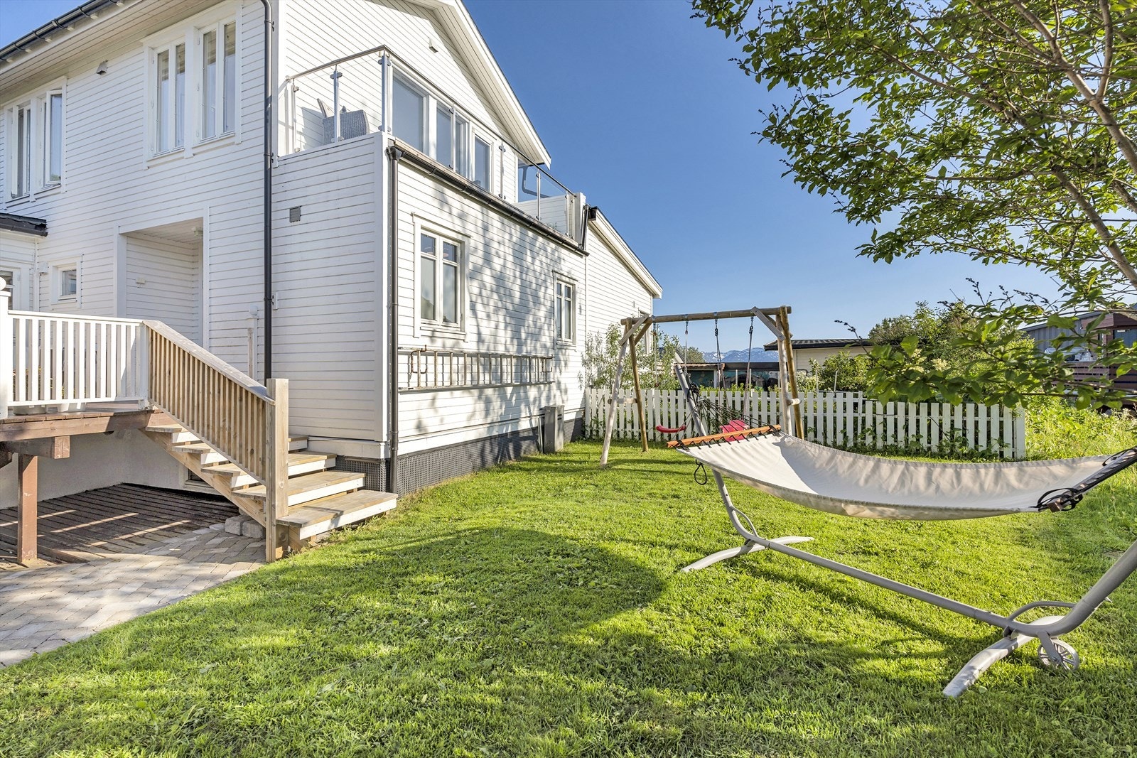 Her kan man nyte gode sommerdager. Galleribilde