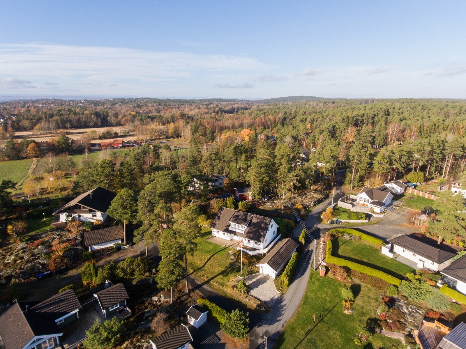Larkollen tilbyr også flotte turområder i skog- og mark. Galleribilde