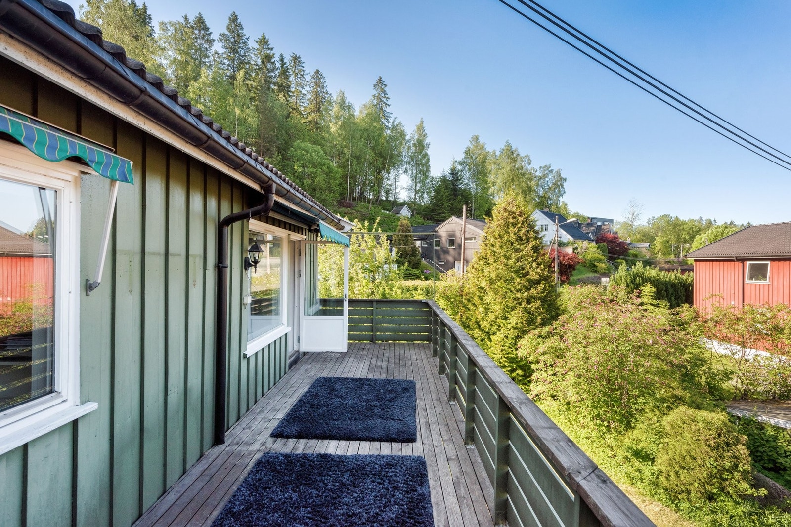 Balkong med fin utsikt. Galleribilde