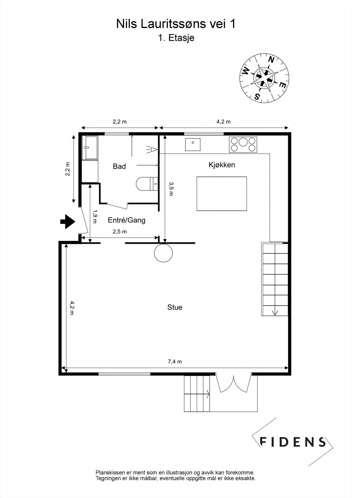Plantegning Galleribilde