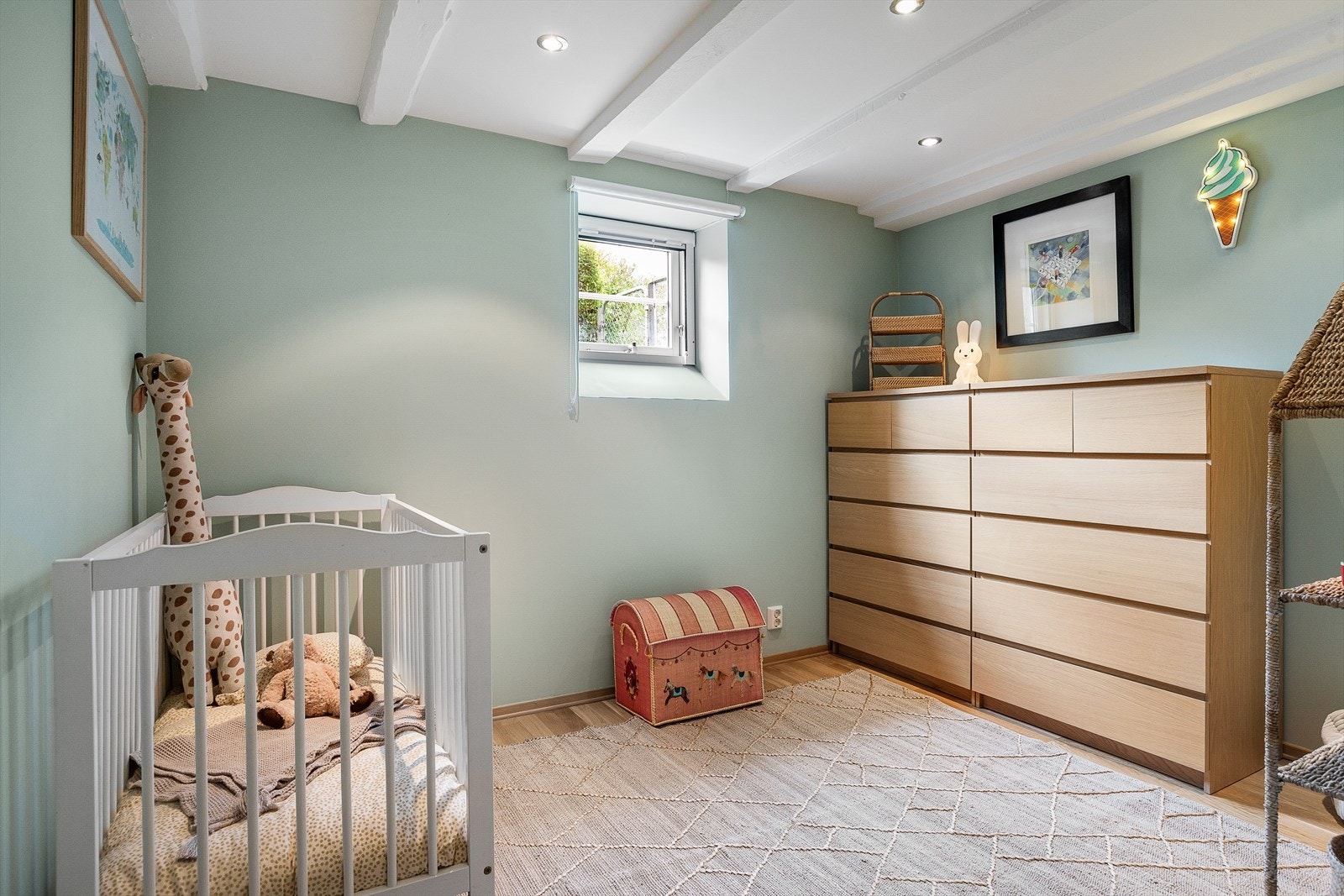 Soverom 3 fungerer også utmerket som tv-stue, hjemmekontor eller en kombinasjon. Galleribilde