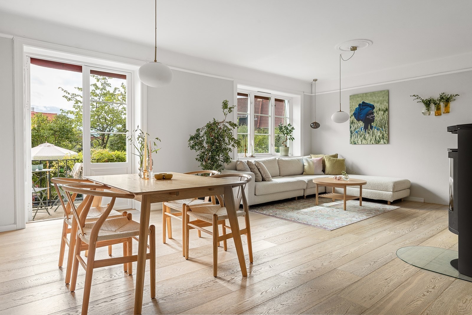 Lys og innbydende familieleilighet i sjarmerende Ullevål hageby Galleribilde