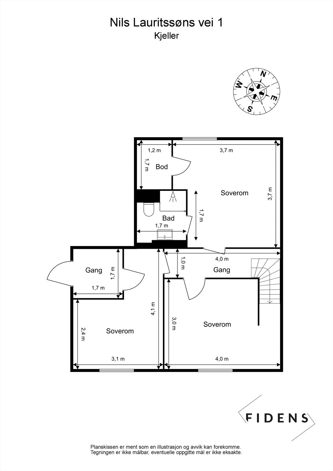 Plantegning Galleribilde