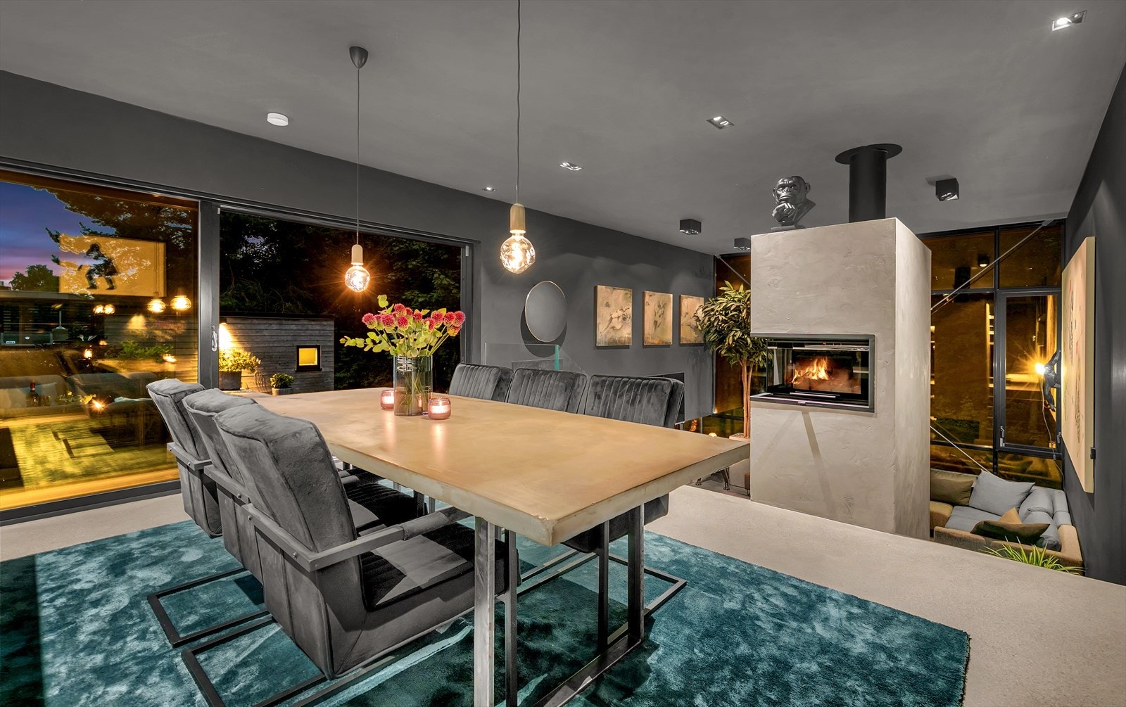 Kveldsstemning Galleribilde