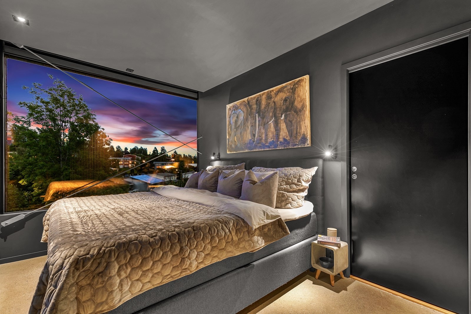 Kveldsstemning på soverommet Galleribilde