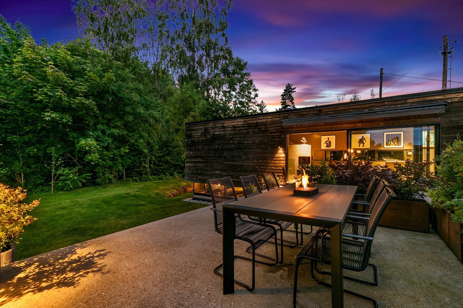 Store terrasseområder like utenfor kjøkkenet Galleribilde