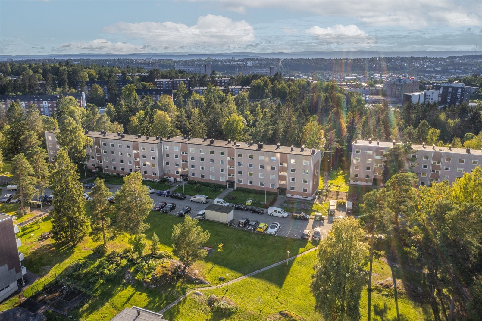 Dronebilde Galleribilde