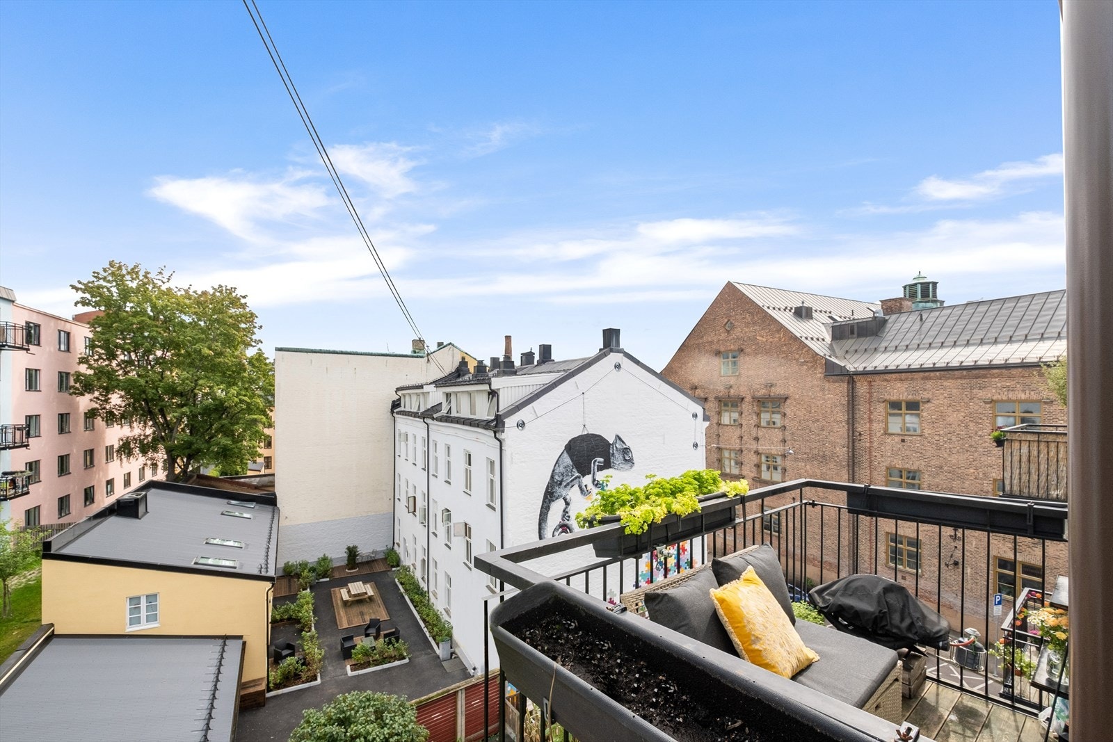 Åpent og pent utsyn Galleribilde