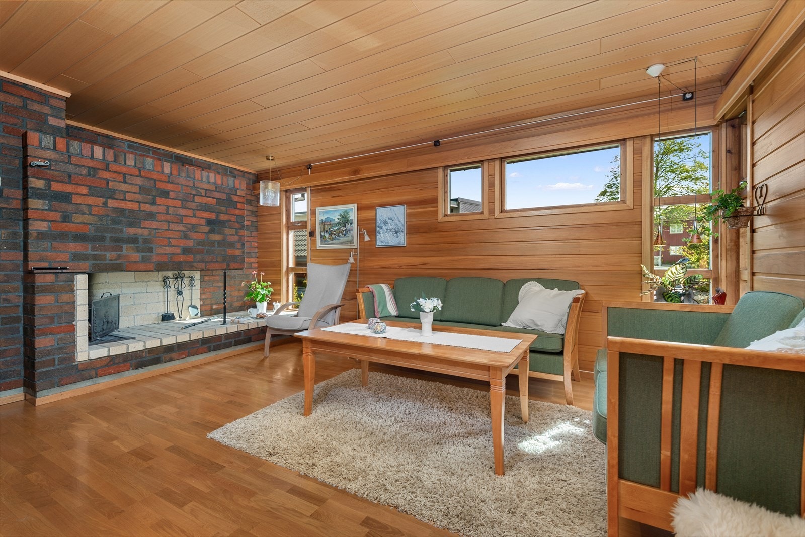 Vedovnen på stuen sørger for en hyggelig atmosfære. Galleribilde