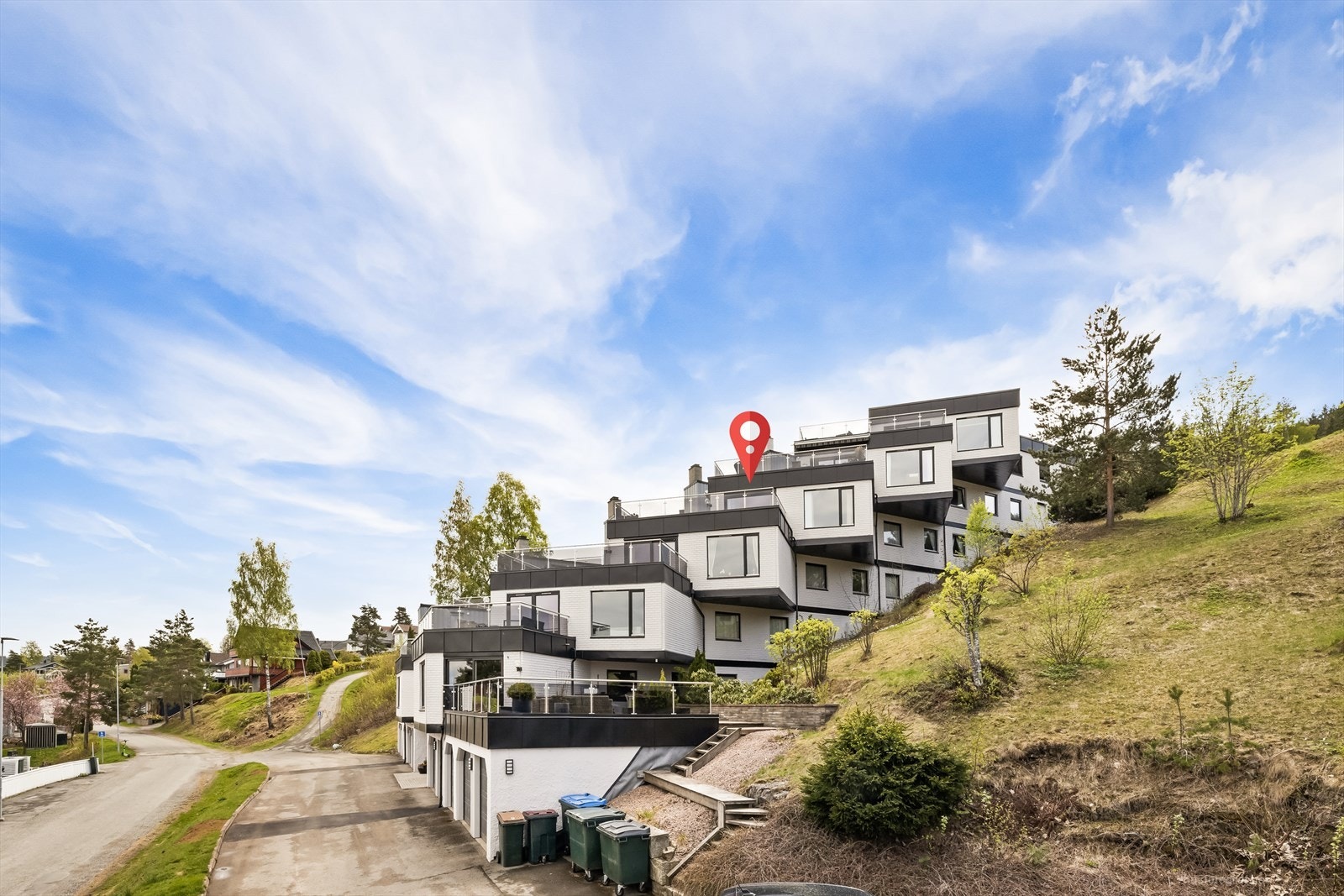 Flott beliggende terrasseleilighet på Austad skog Galleribilde