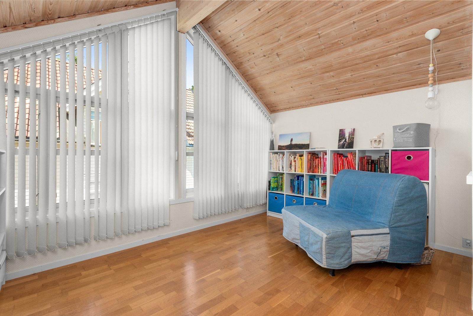 Loftstue på 27,5 kvm. Galleribilde