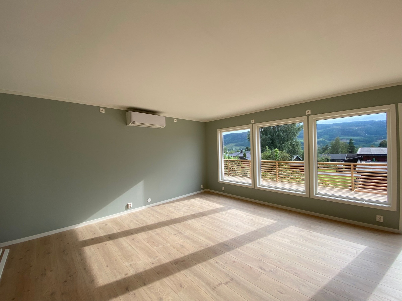 Stue med varmepumpe Galleribilde