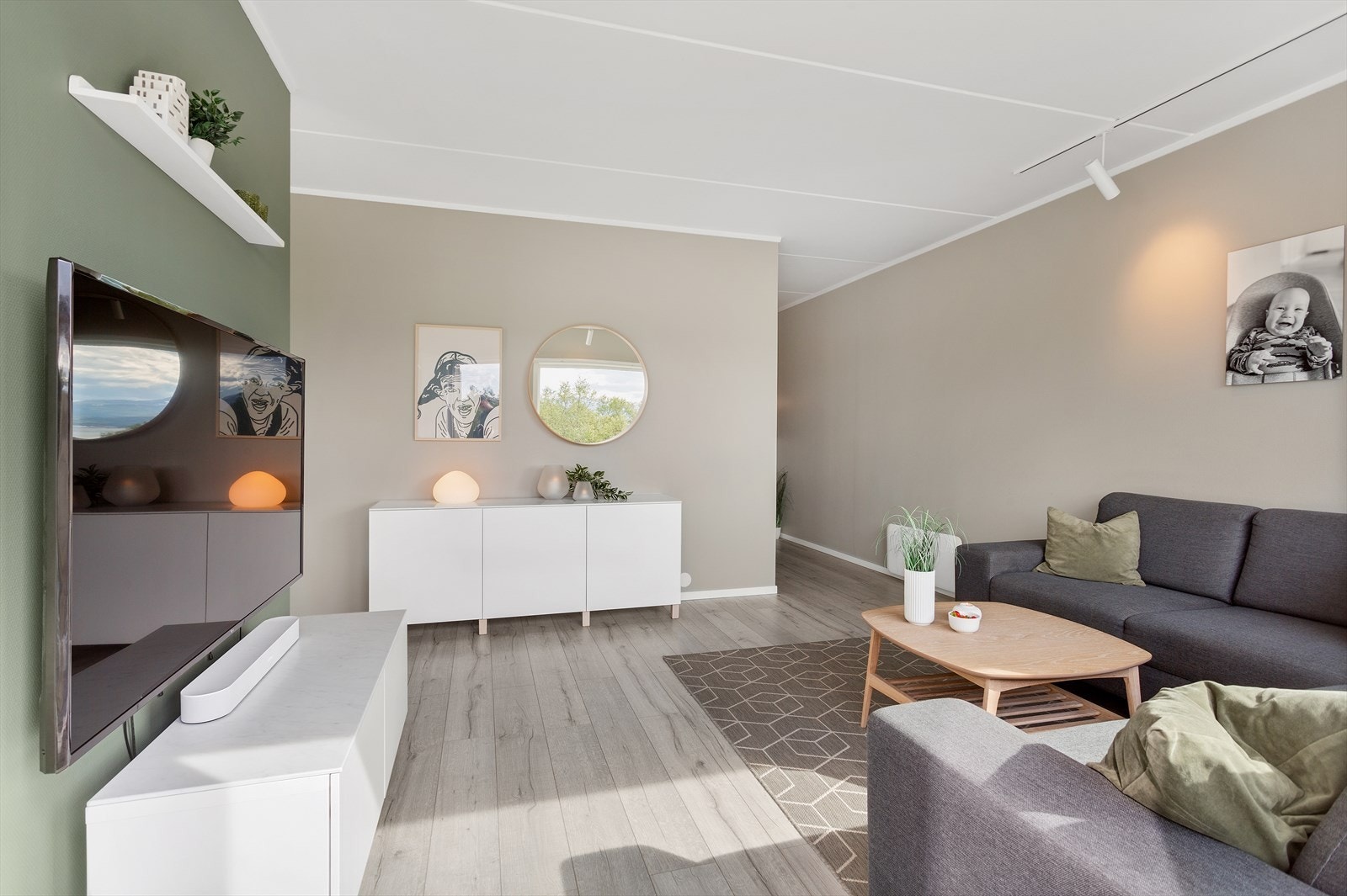 Arealeffektiv leilighet med god standard. Galleribilde