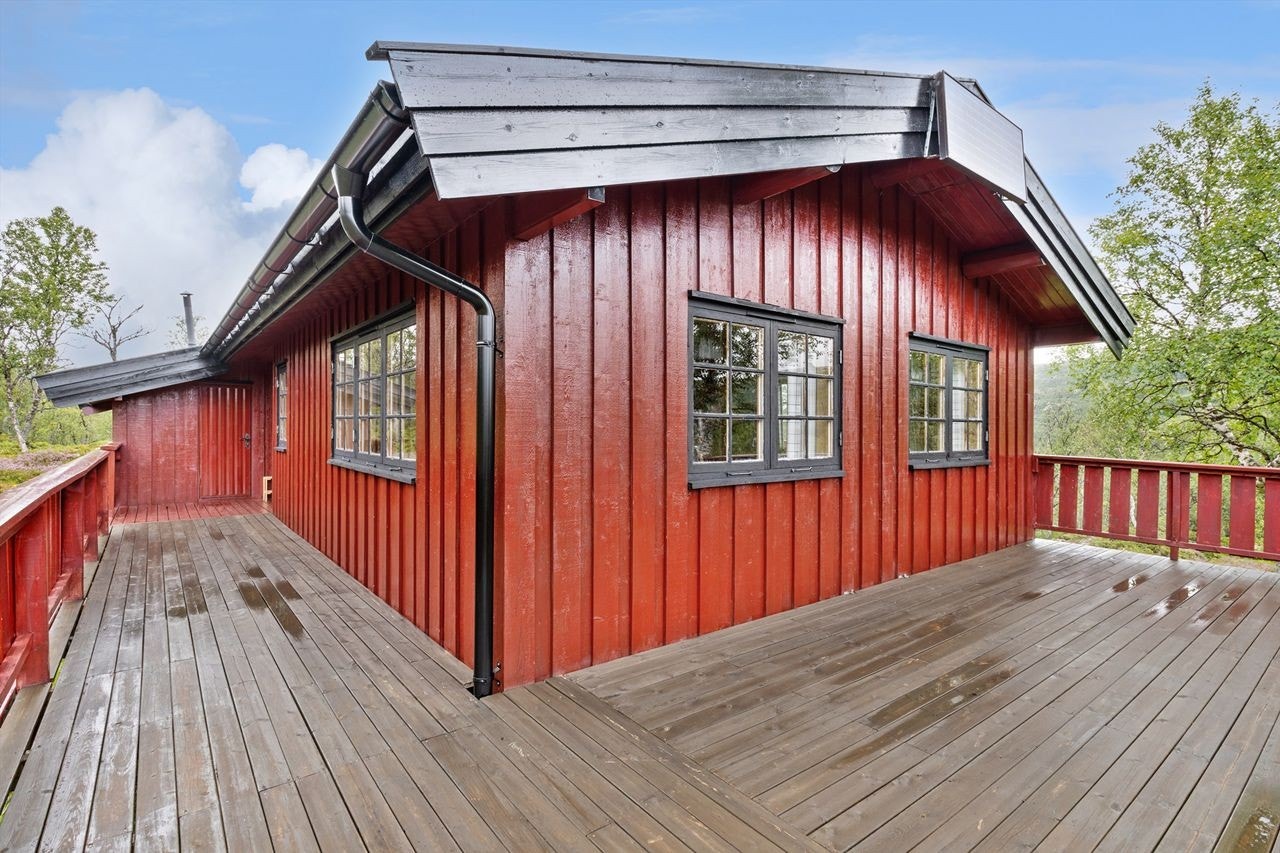 Stor terrasse Galleribilde