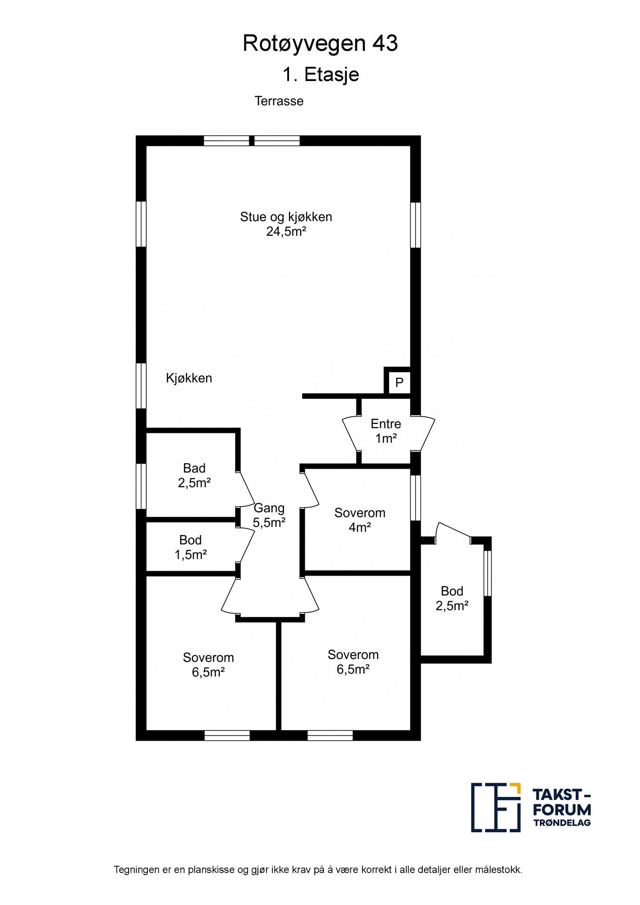 Plantegning. Galleribilde