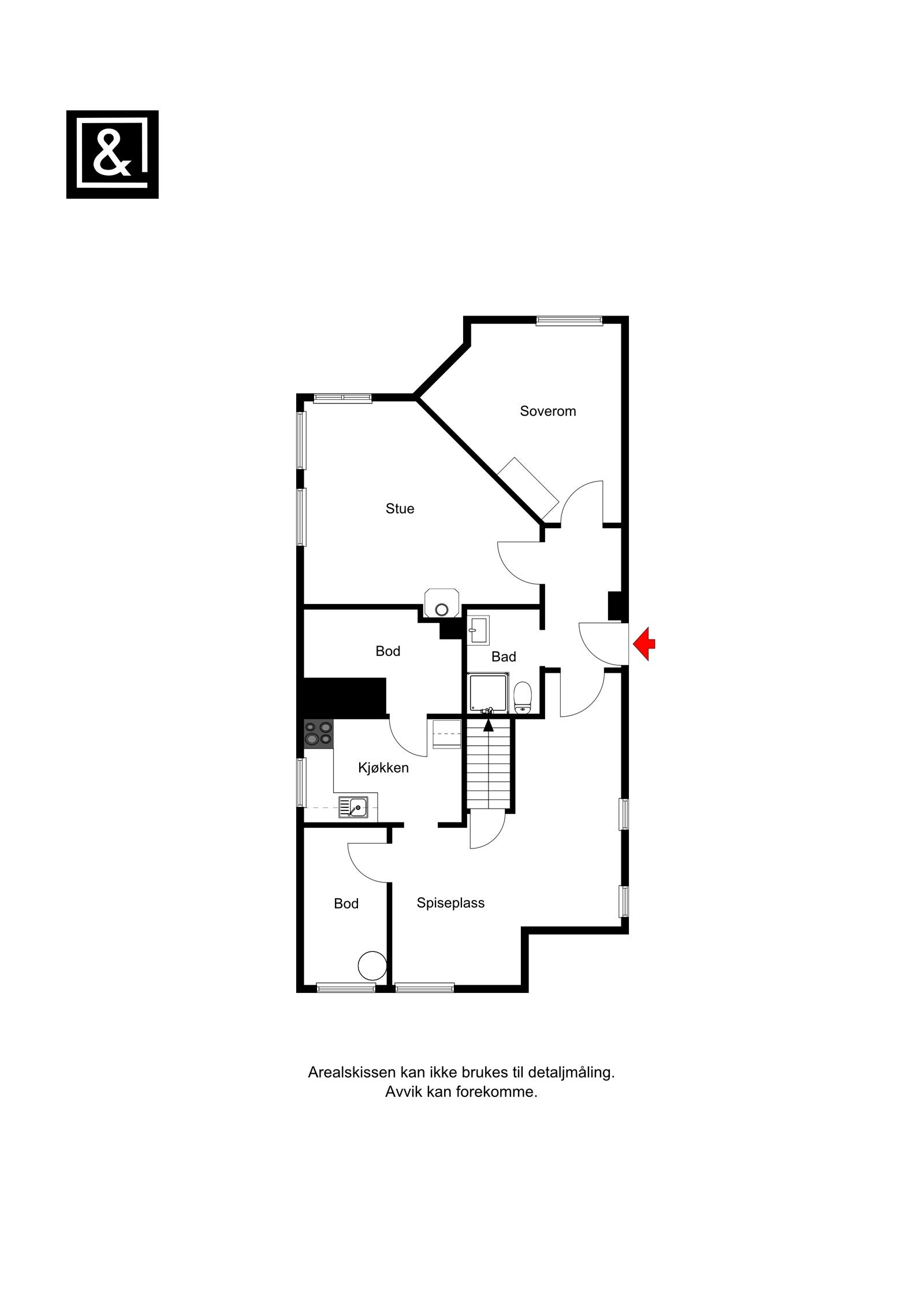 Plantegning kjeller Galleribilde