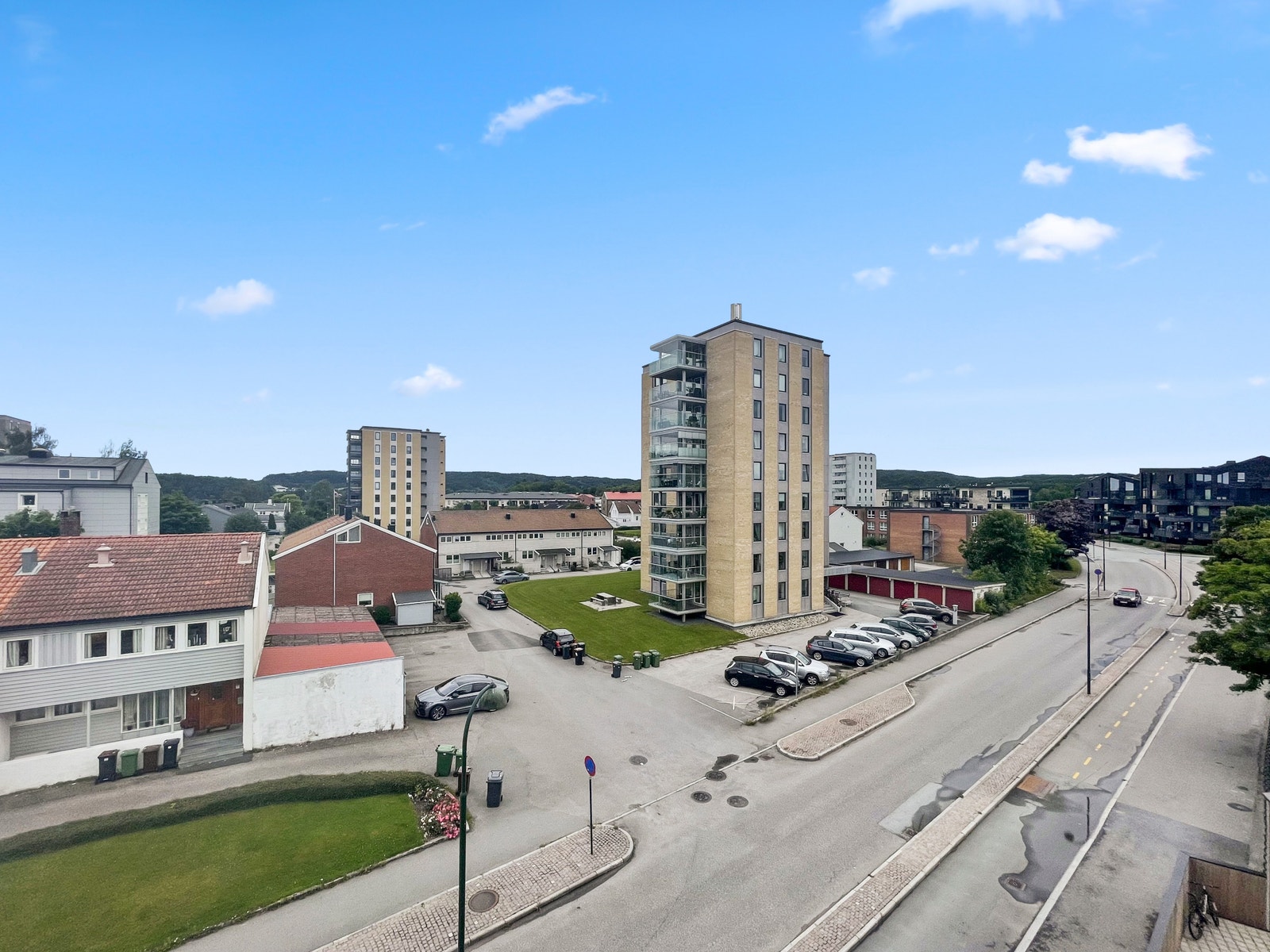 Flott utsikt fra 4. etasje Galleribilde