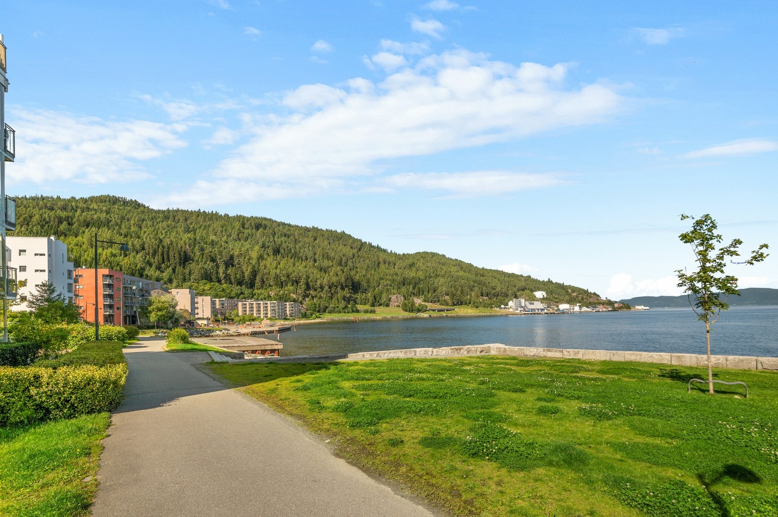 Rolig område med nærhet til butikker, fjorden, badeplasser, Bymarka, Ilaparken og sentrum for øvrig. Galleribilde