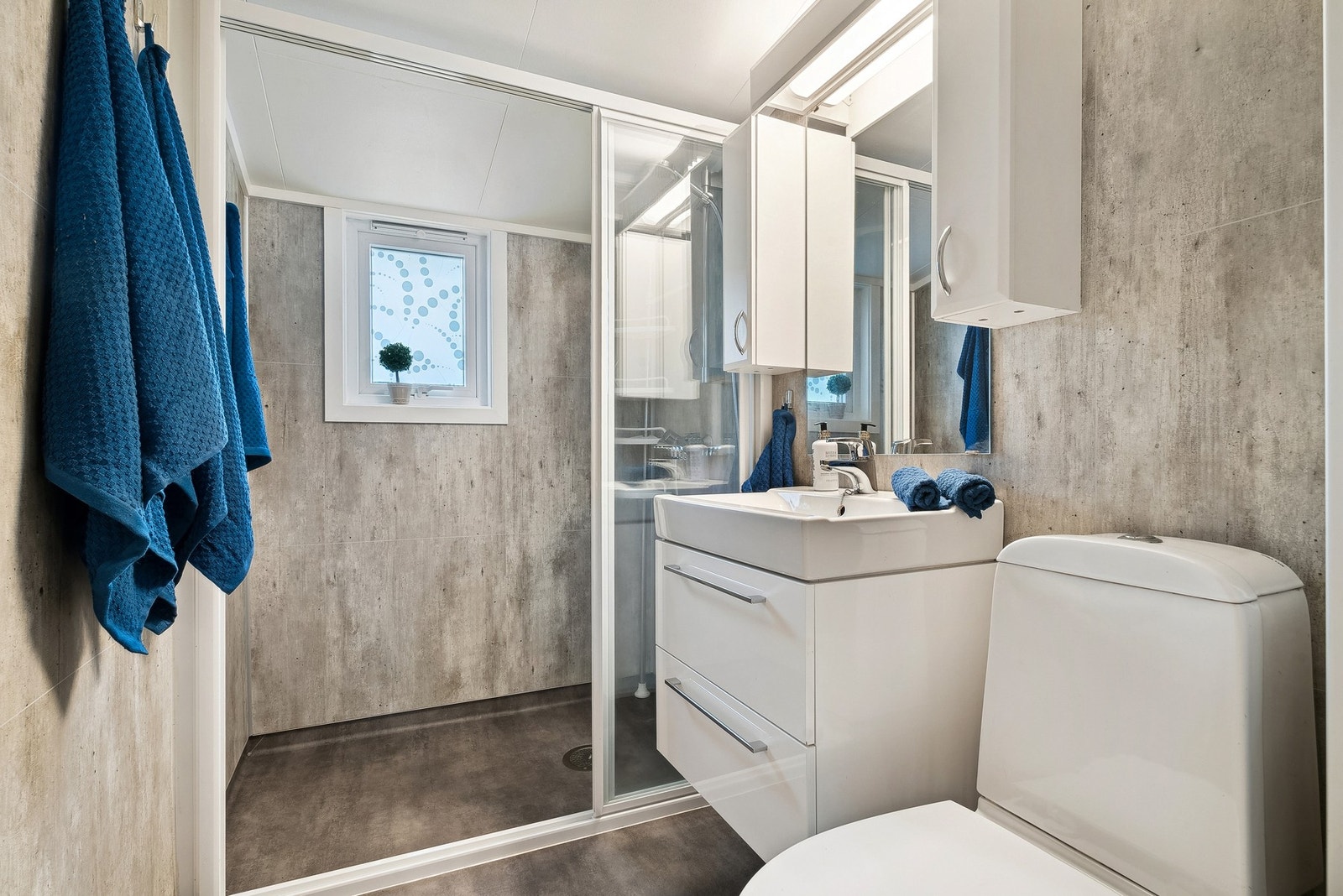 Bad/wc som ble renovert i 2021 Galleribilde