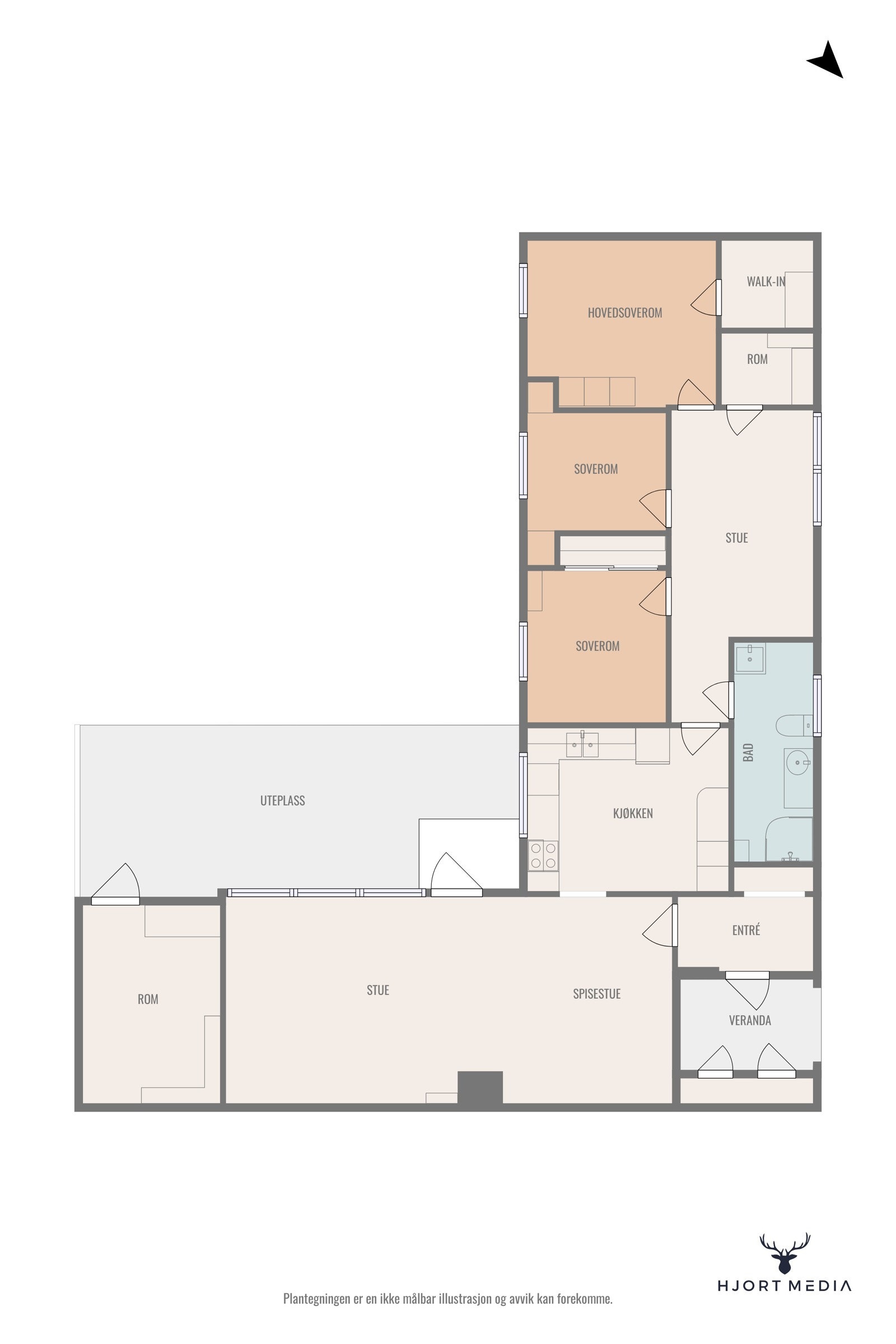 Plantegning Galleribilde