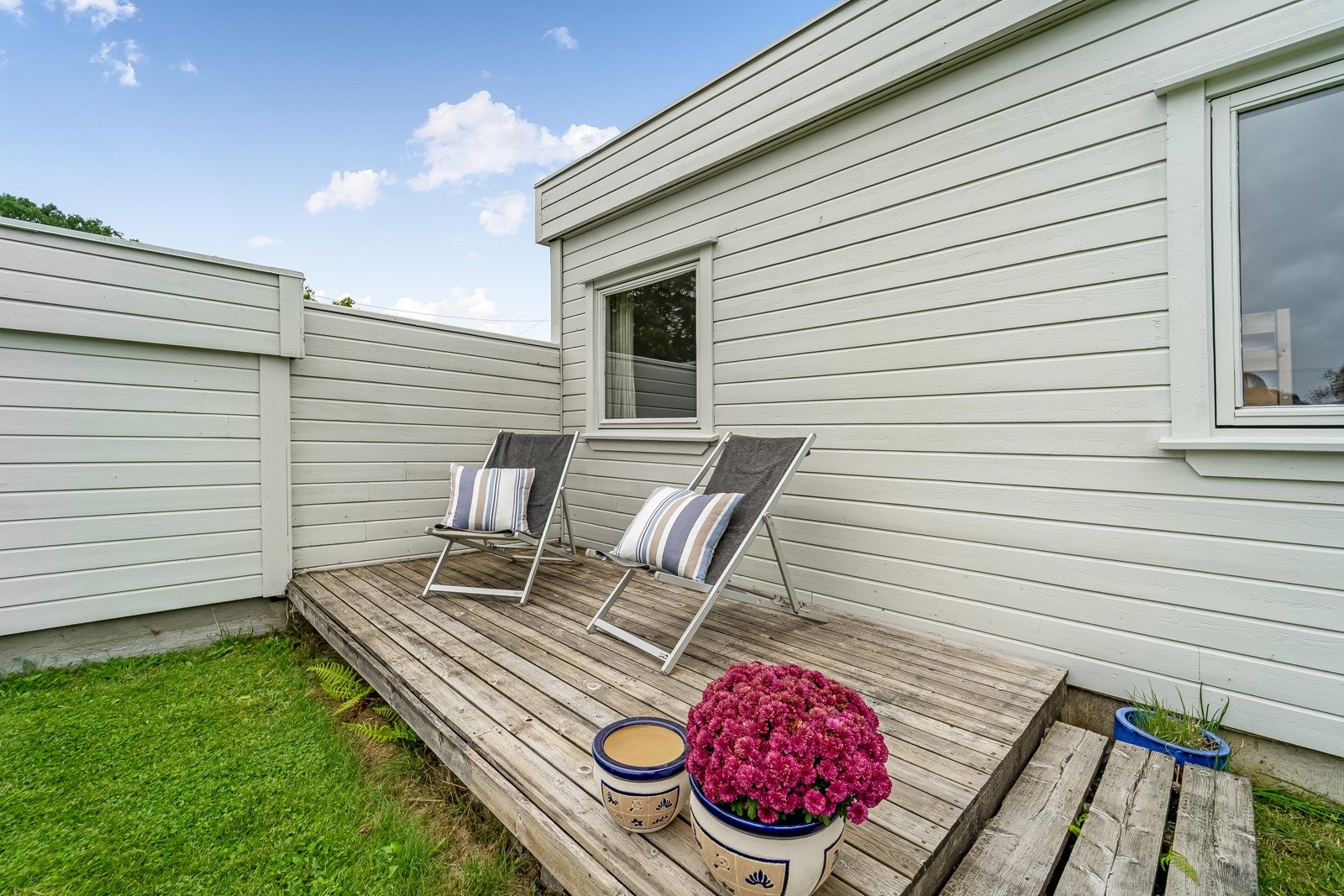 Terrasseplass ved hovedsoverommet. Galleribilde