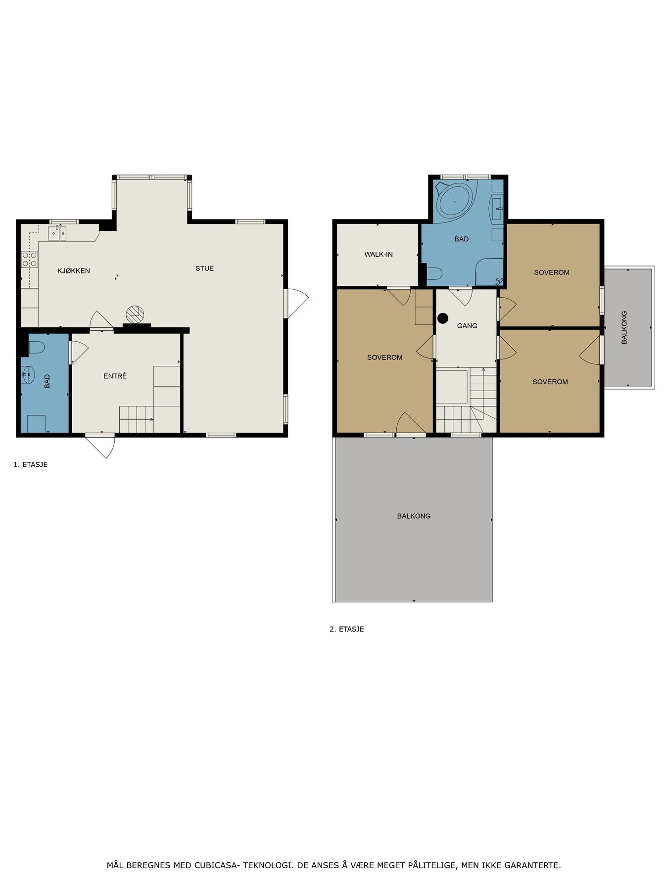 Plantegning hele boligen Galleribilde