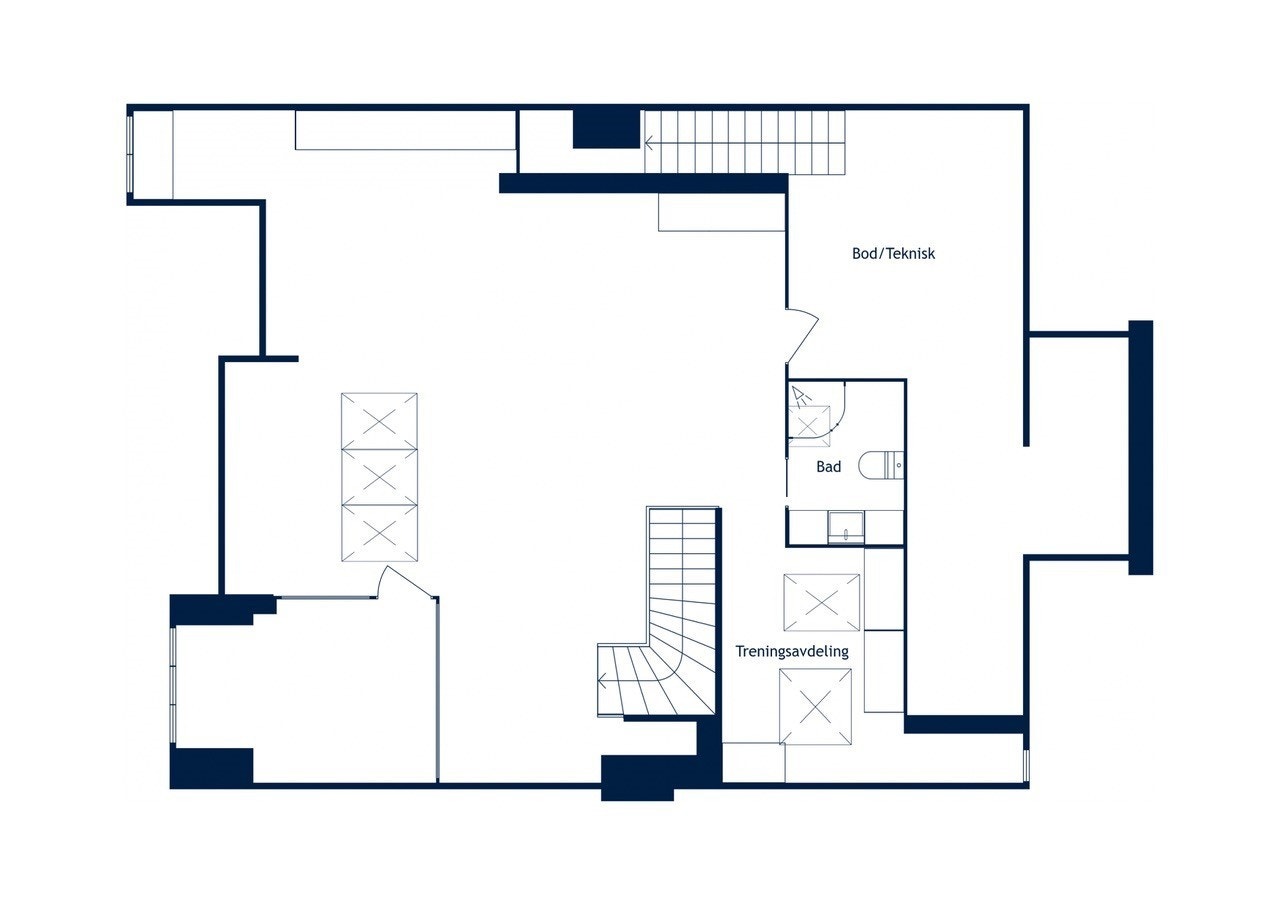 Skisse loft Galleribilde