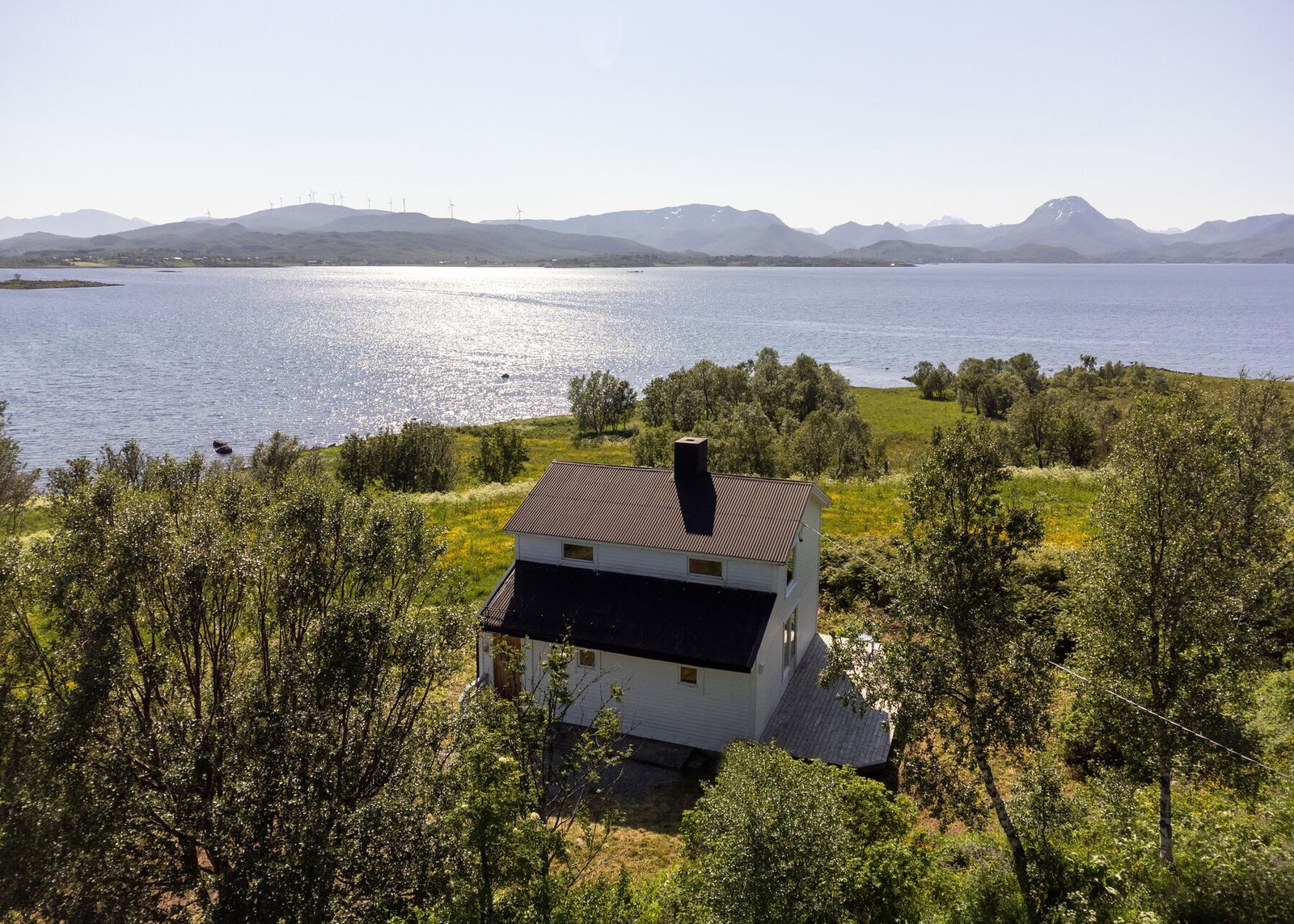 Eiendommen sett fra lufta Galleribilde