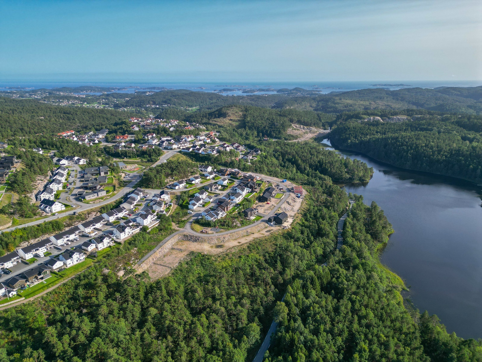 Dronefoto Vedderheia Galleribilde