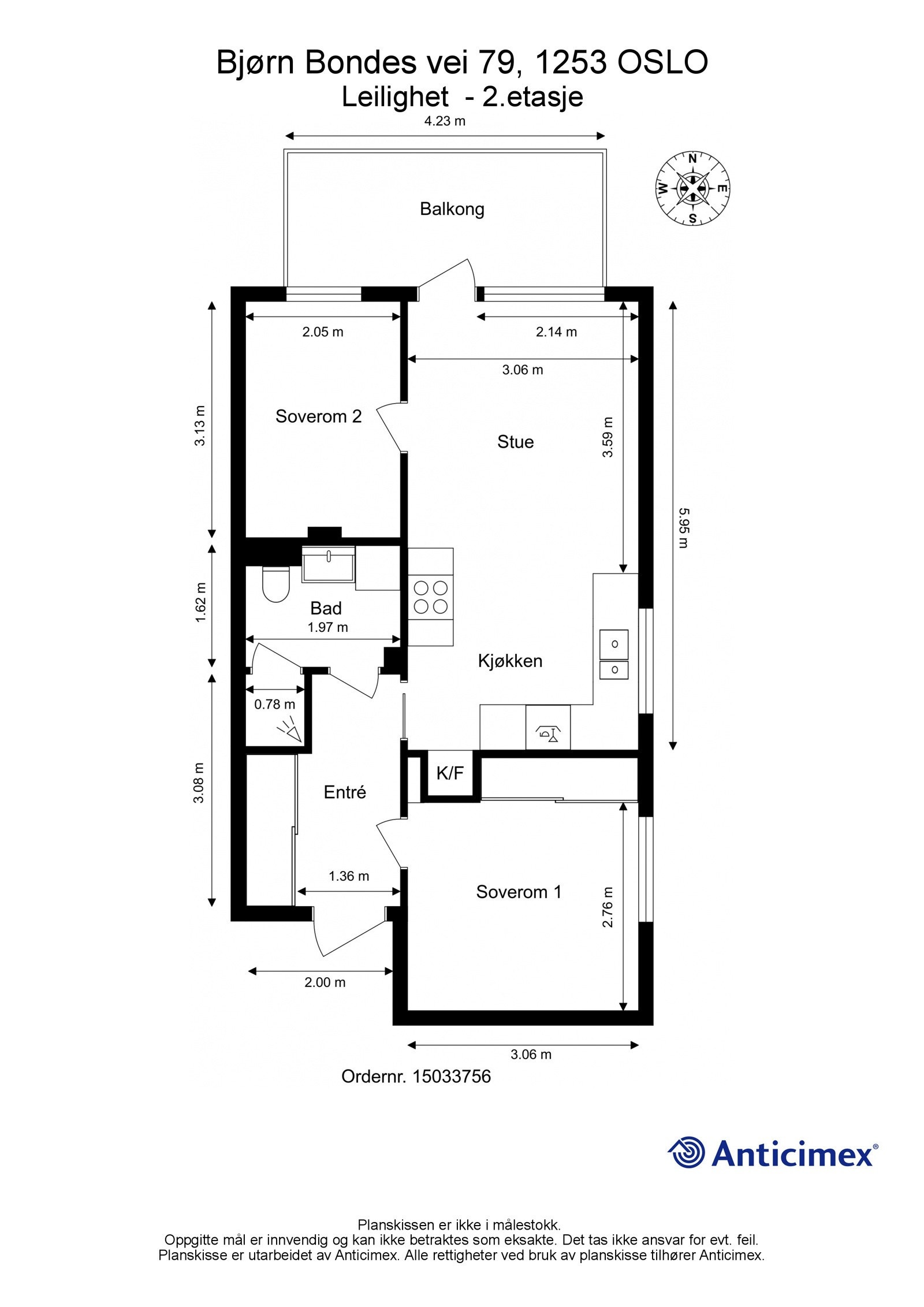 Plantegning til orientering. Galleribilde