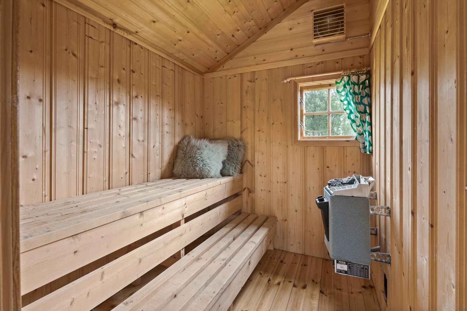 Annekset byr på badstue. Galleribilde