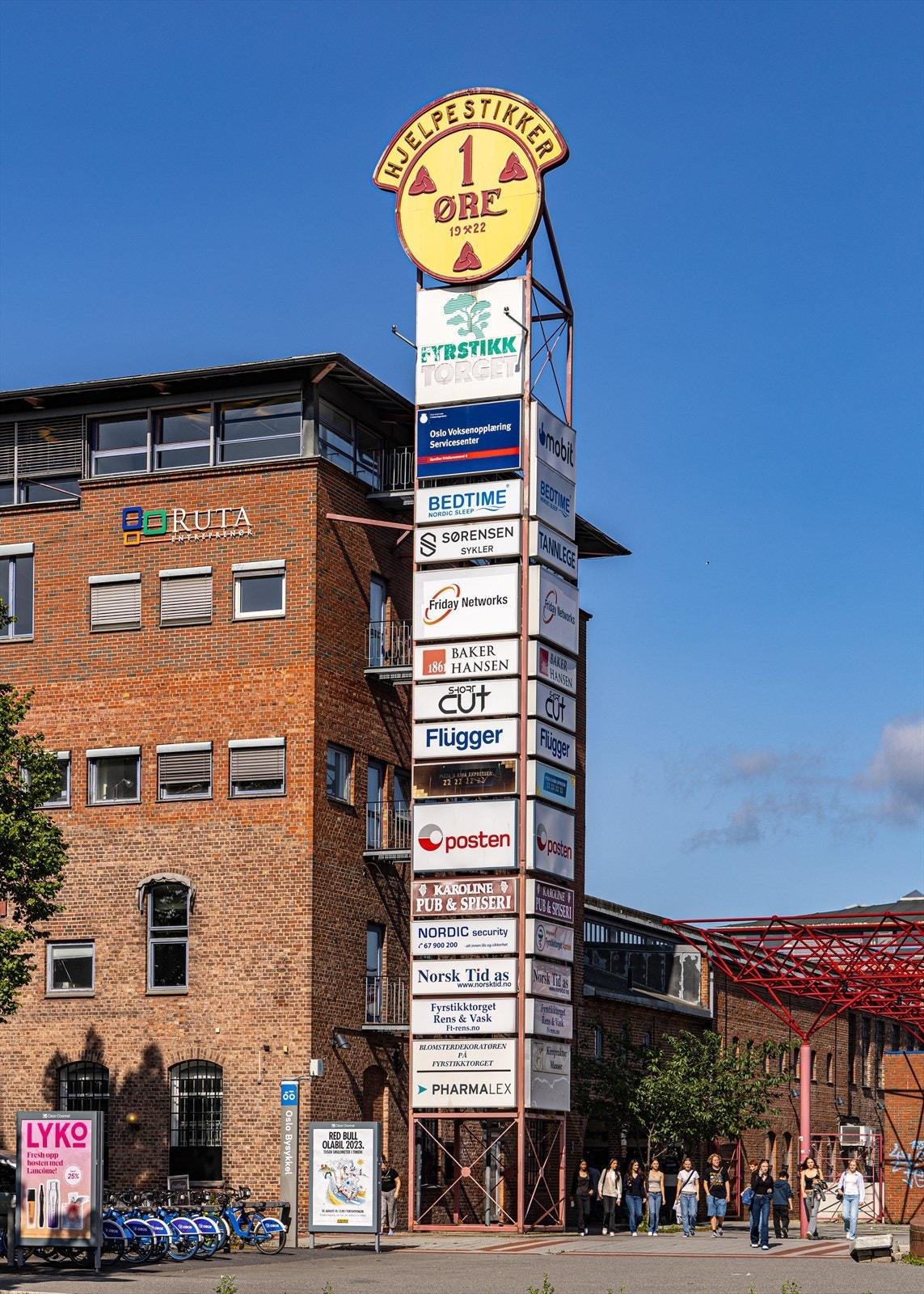 Fyrstikktorget ligger en kort spasertur unna leiligheten. Galleribilde