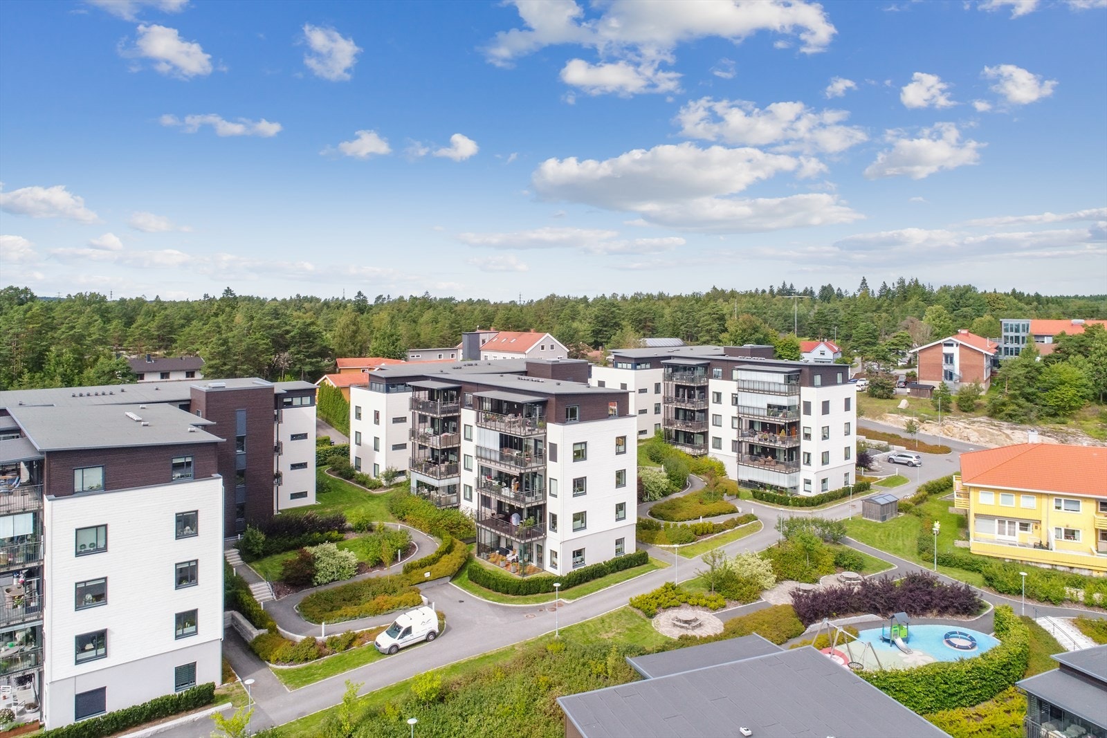 Boligbygget ble oppført i 2017. Galleribilde