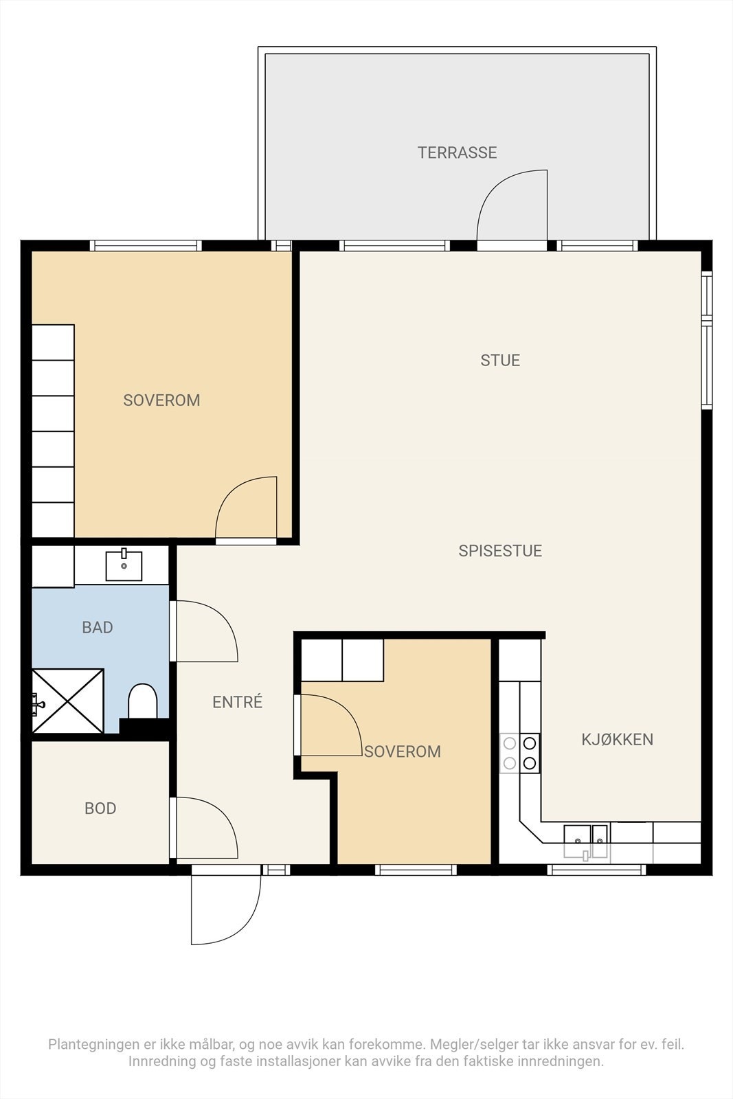 Plantegning - 4. etasje. Galleribilde