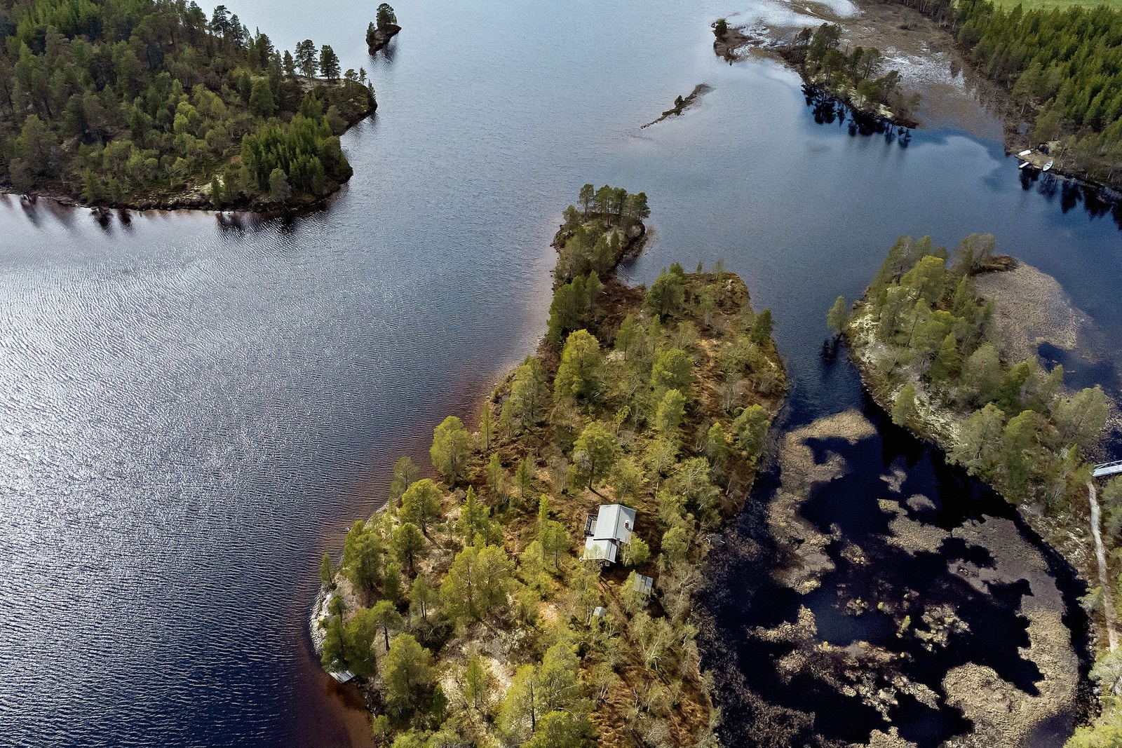 Dronebilde Galleribilde