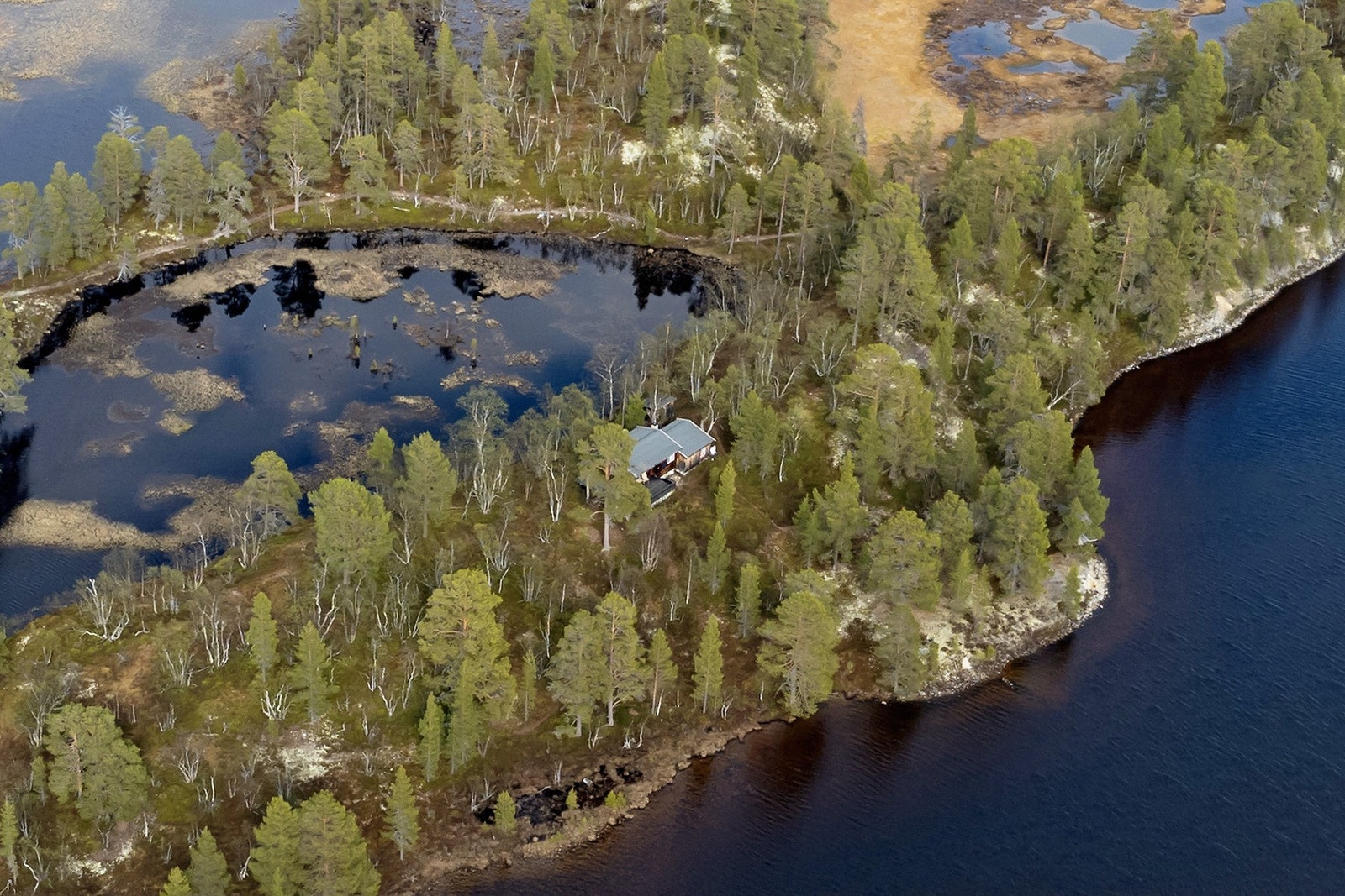 Dronebilde Galleribilde