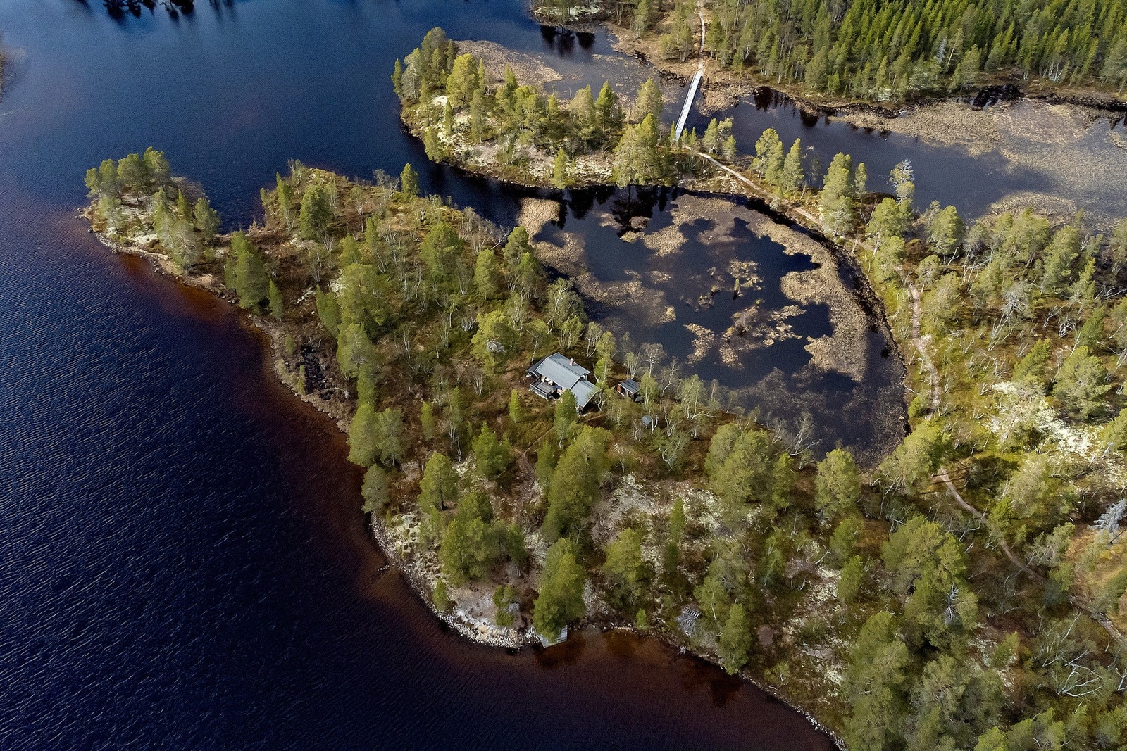 Dronebilde Galleribilde