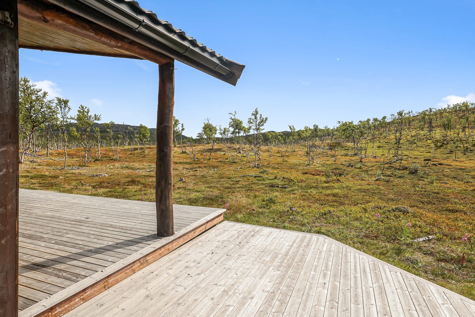 Her er det god plass til flere utemøbler Galleribilde
